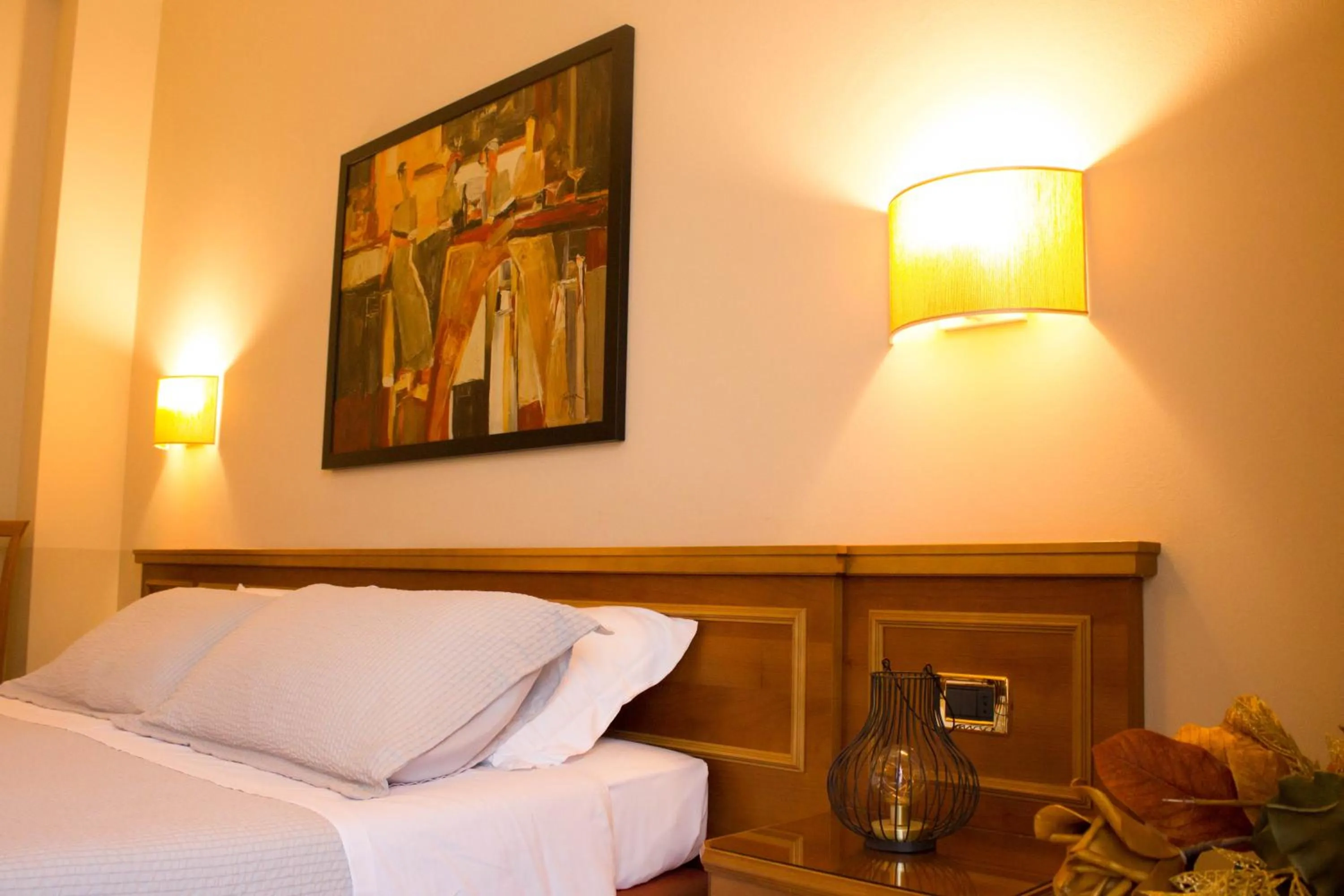 Bed in Hotel Valentino