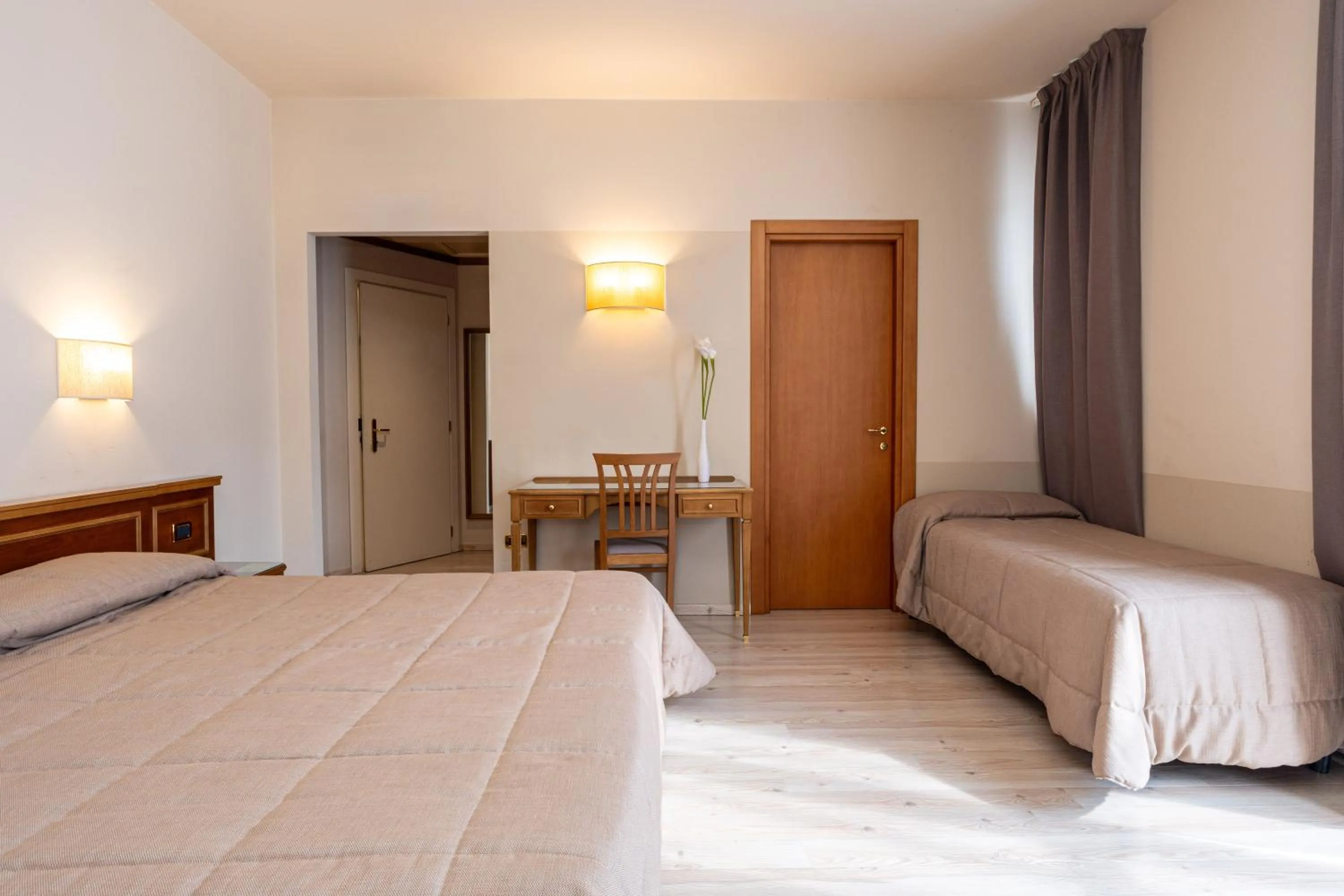 Bed in Hotel Valentino