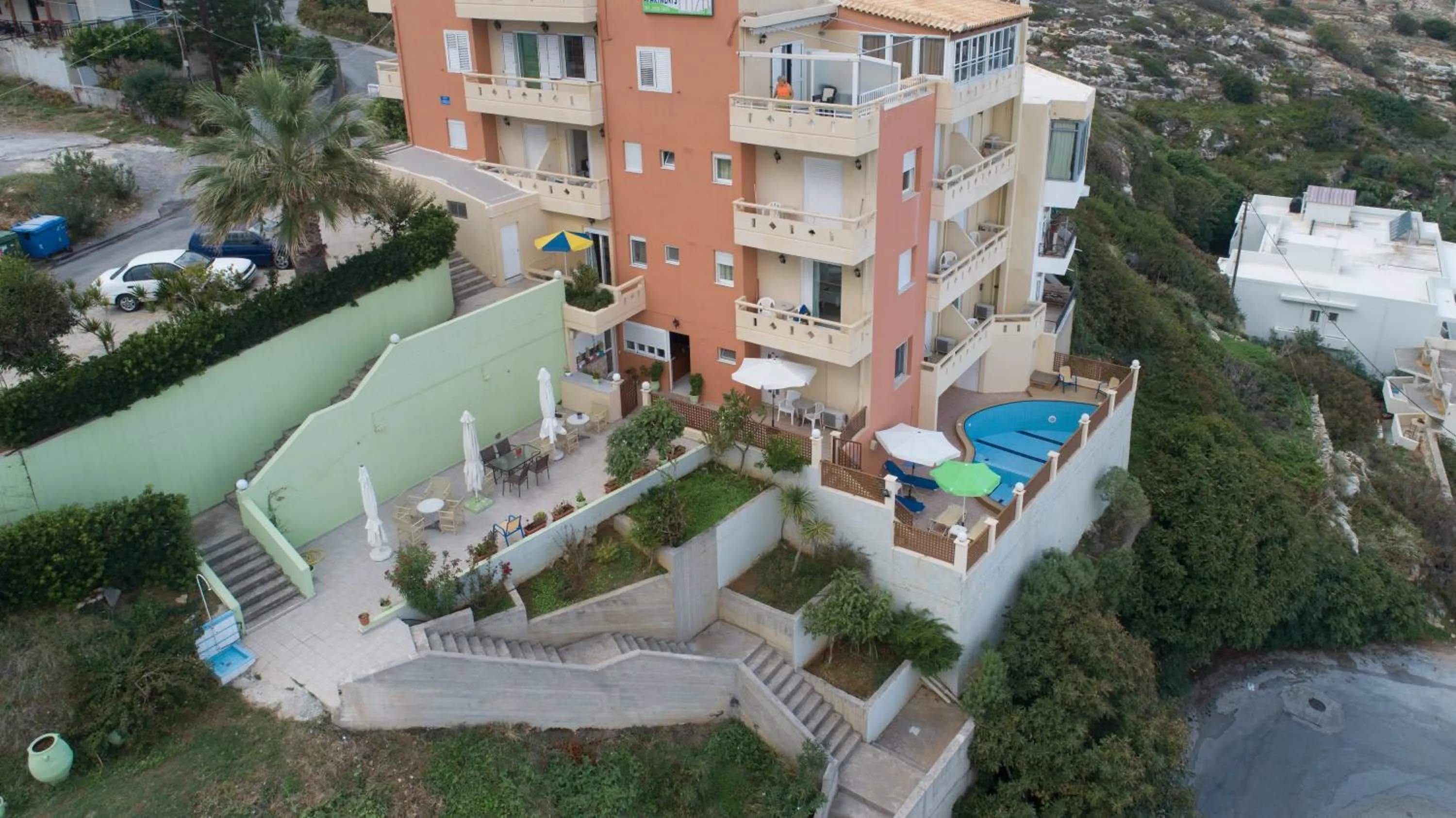 Bird's eye view in Eliza Apartments