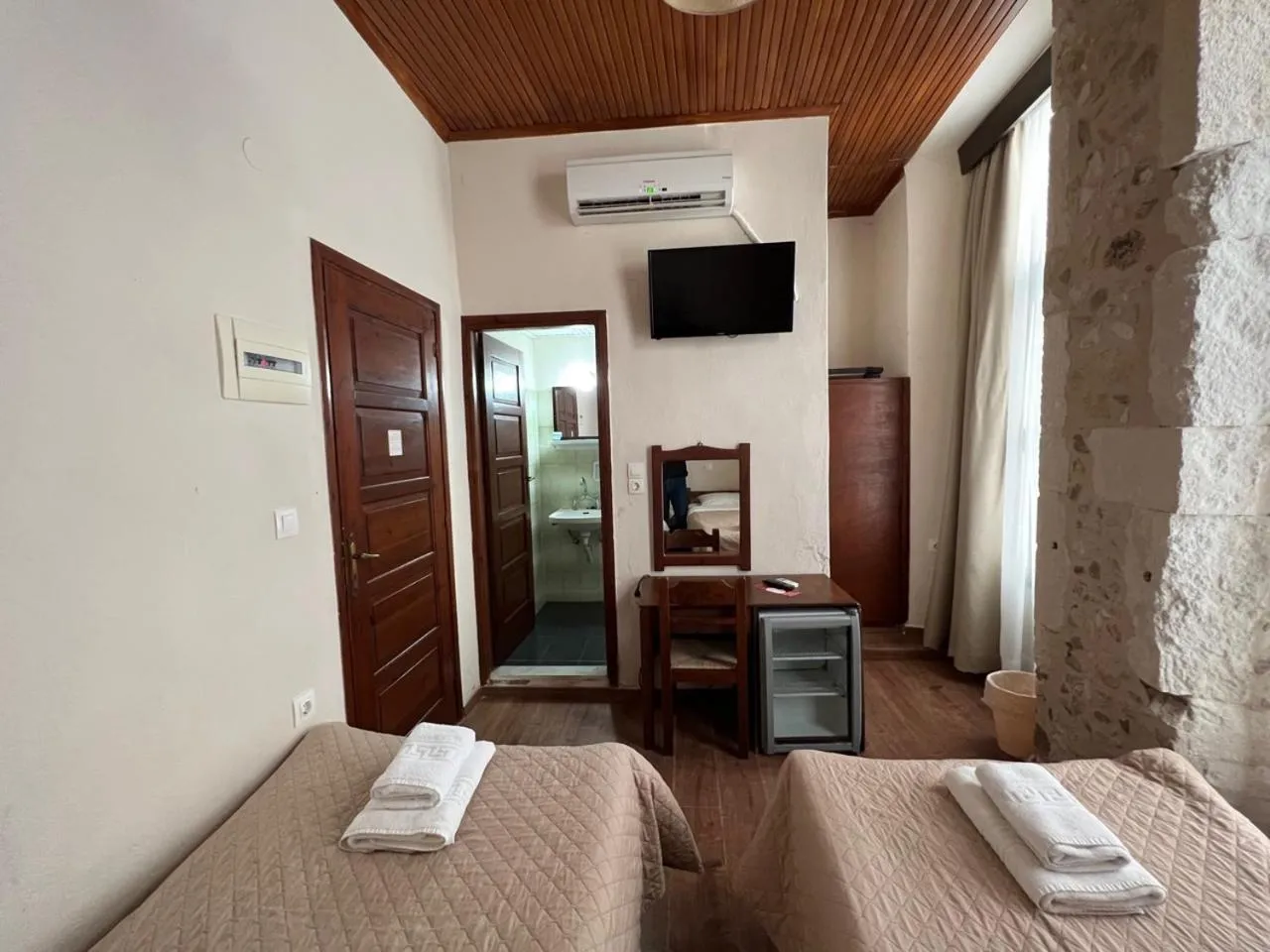 Bedroom, Bed in Rethymno House