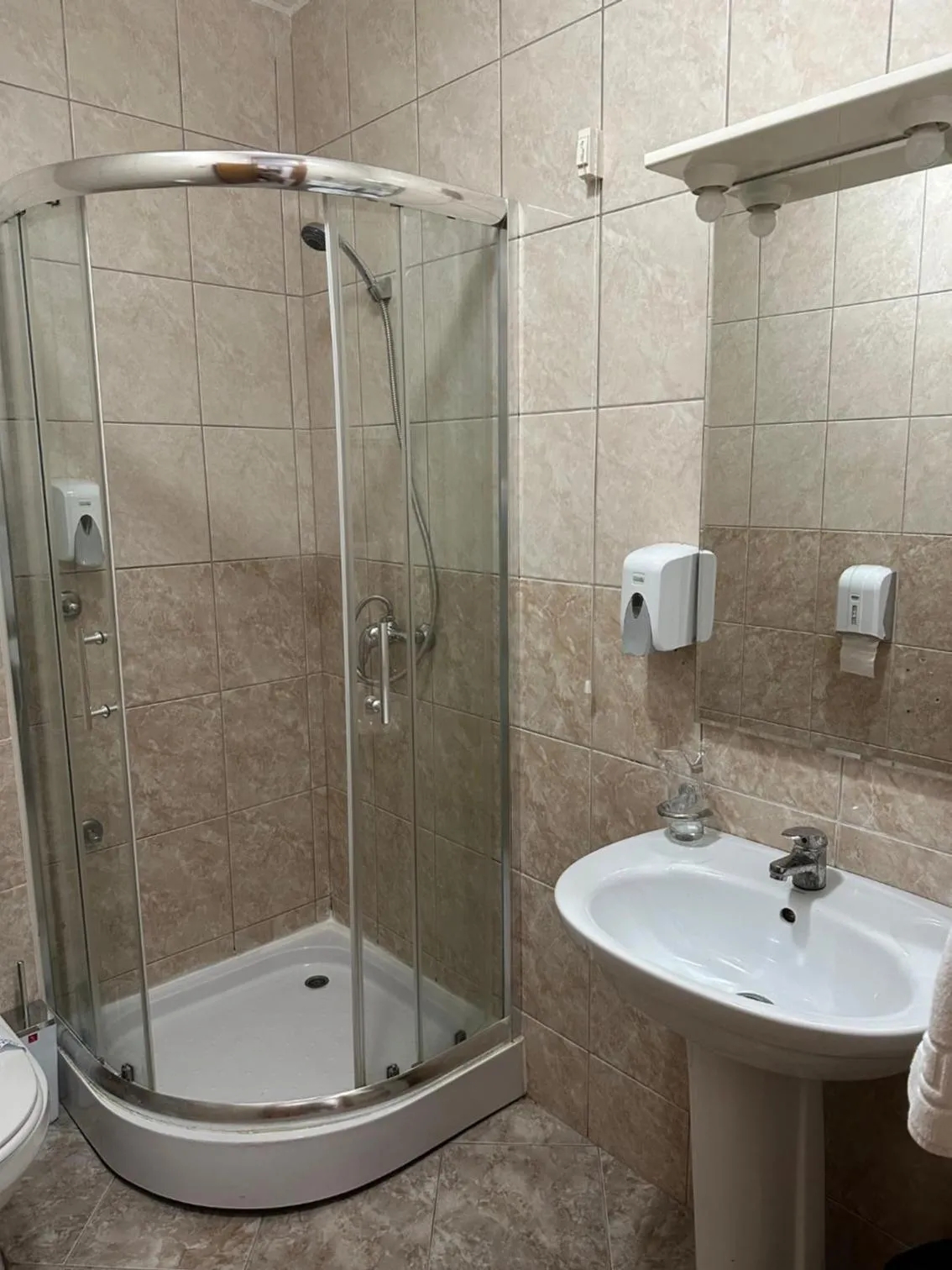 Shower in Hotel Višegrad