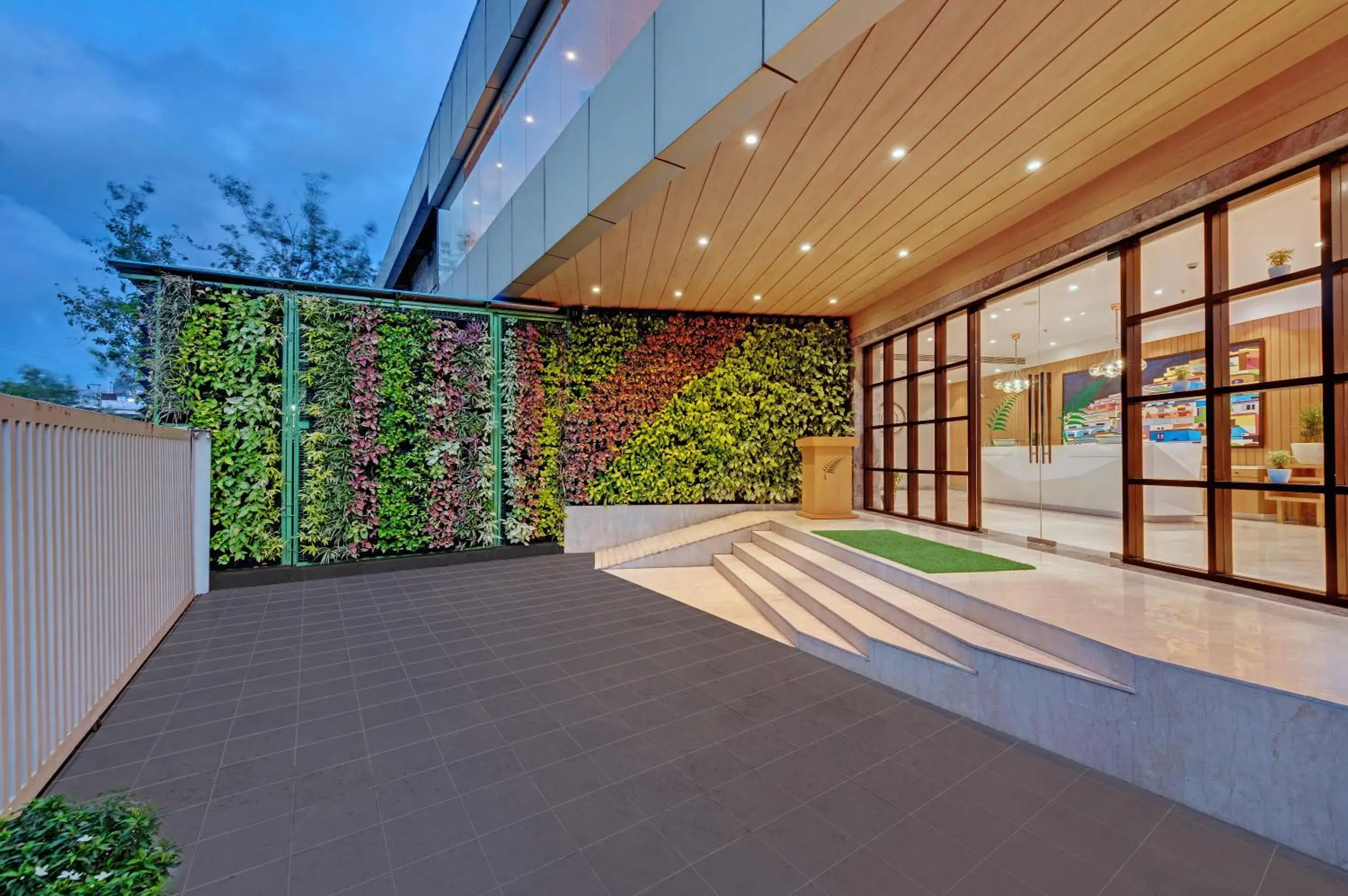 Facade/entrance in The Fern Residency Turbhe Facade/entrance in The Fern Residency Turbhe