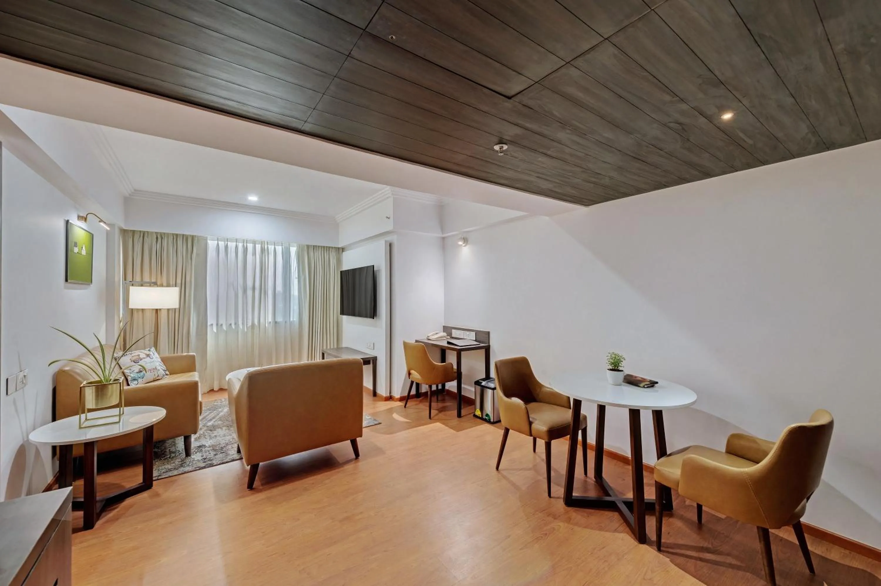 Seating area in The Fern Residency Turbhe