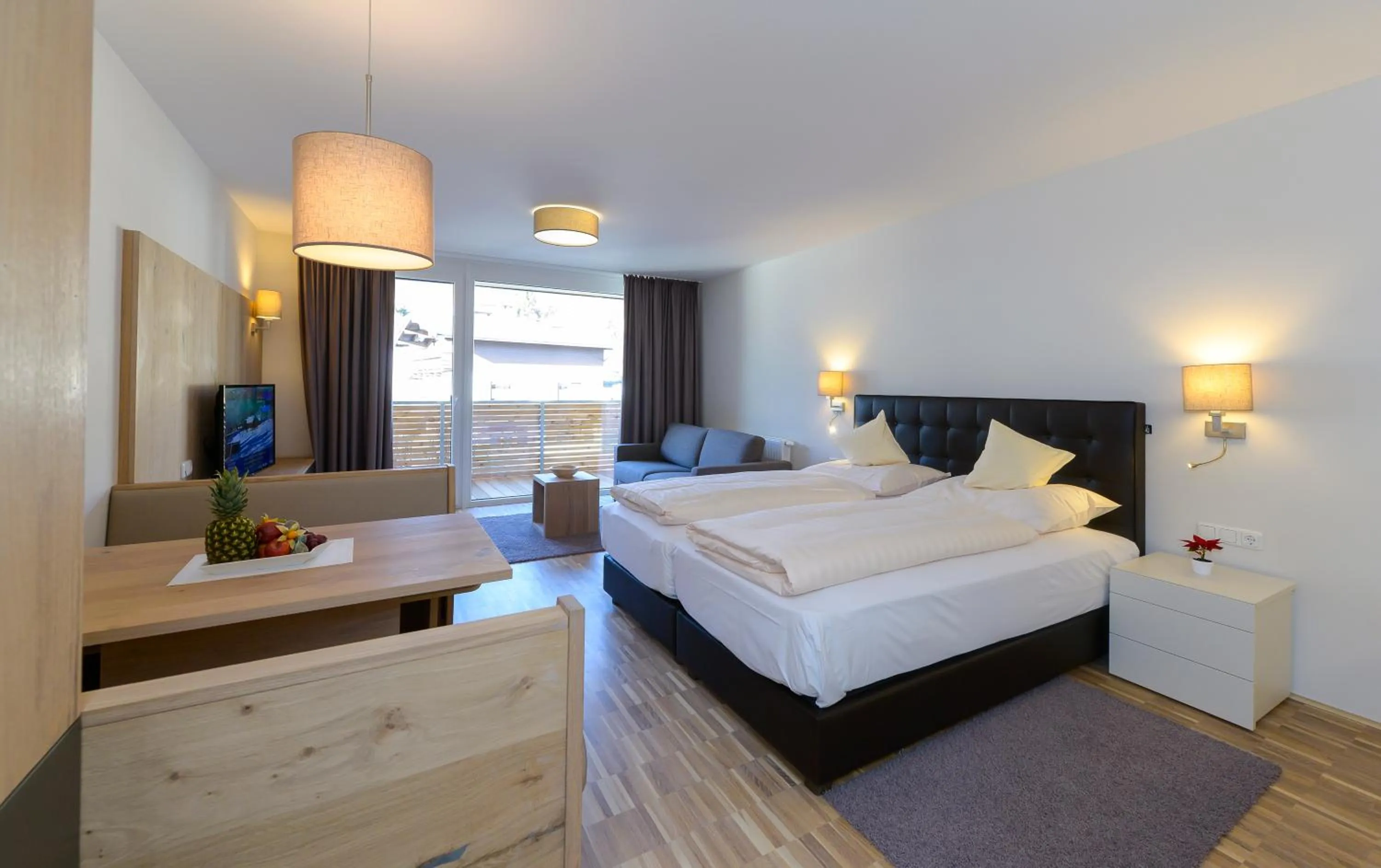 Bed in Appartementhotel Sonnenhof