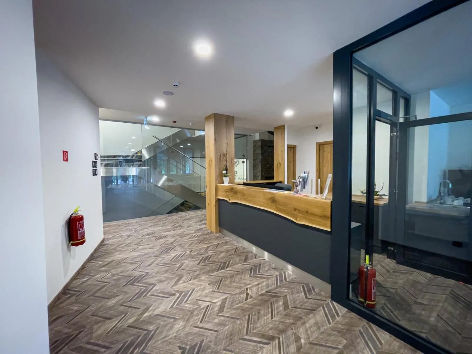 Lobby or reception in Apartmán s výhľadom na štíty Ovruč 312