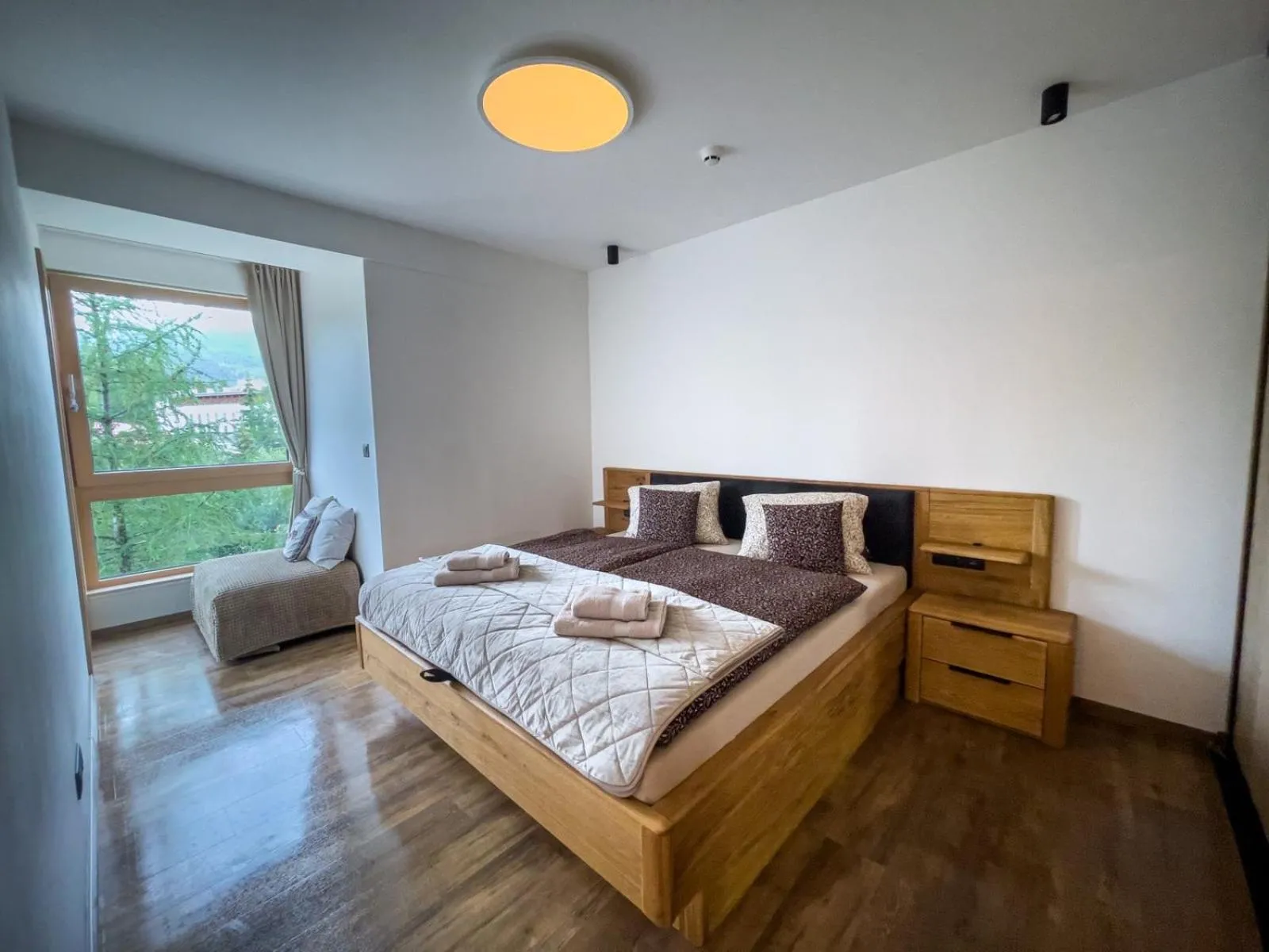 Seating area, Bed in Apartmán s výhľadom na štíty Ovruč 312