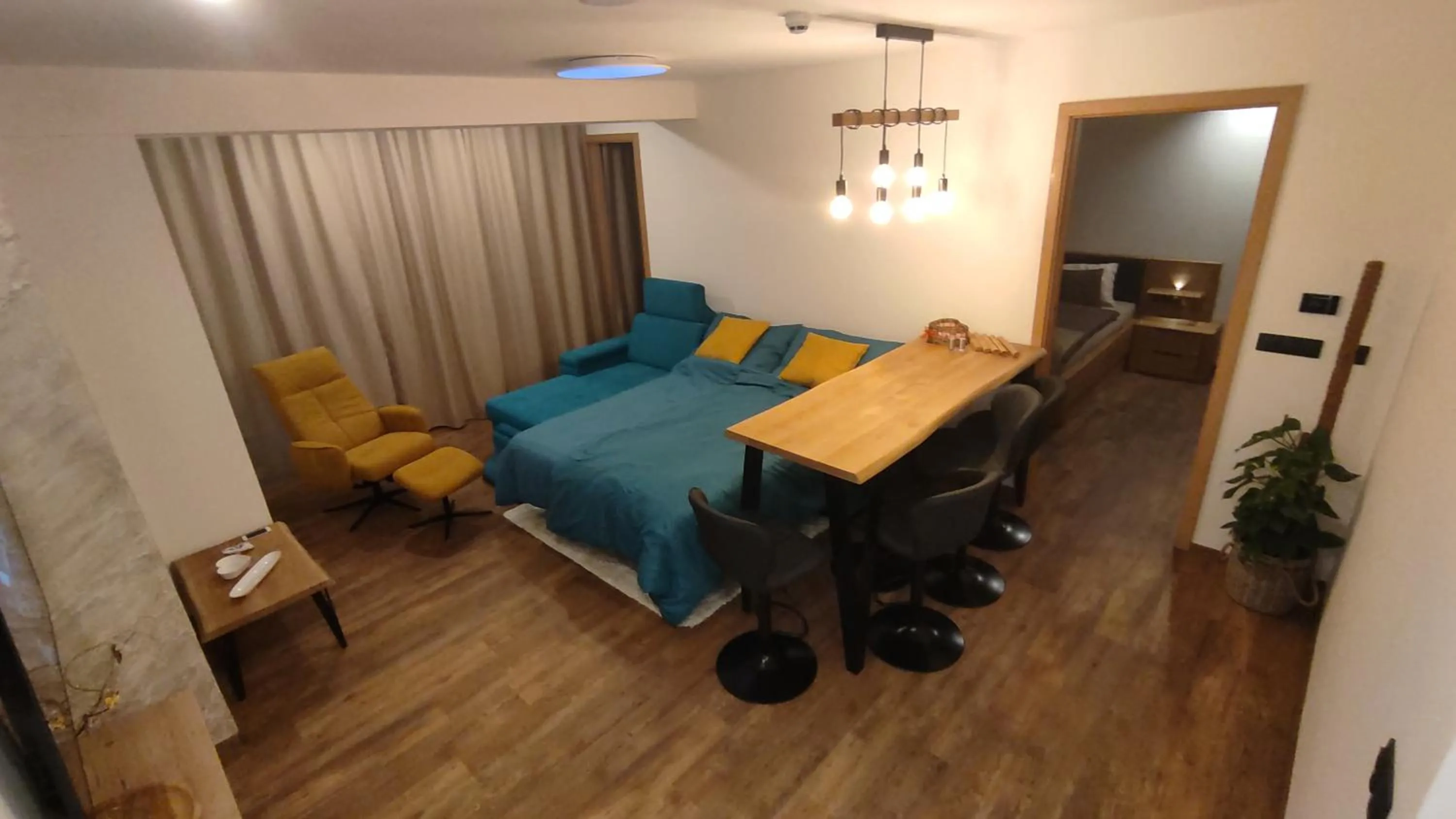 Living room, Bed in Apartmán s výhľadom na štíty Ovruč 312