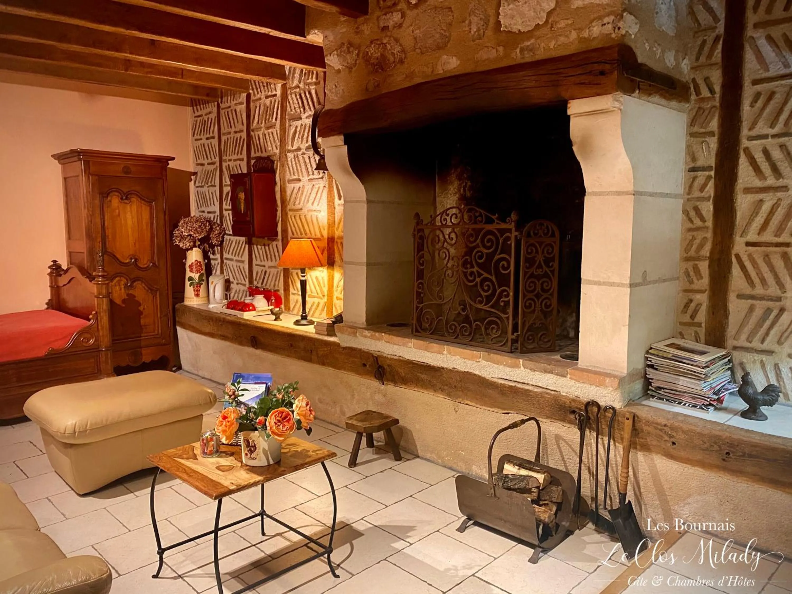 Living room in Chambres d'Hôtes Les Bournais - Le Clos Milady