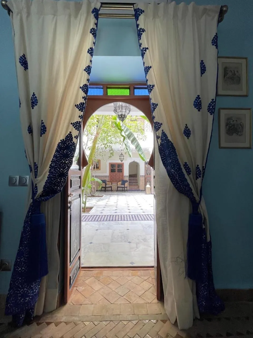 Patio in Riad Ksar Al Amal & Spa