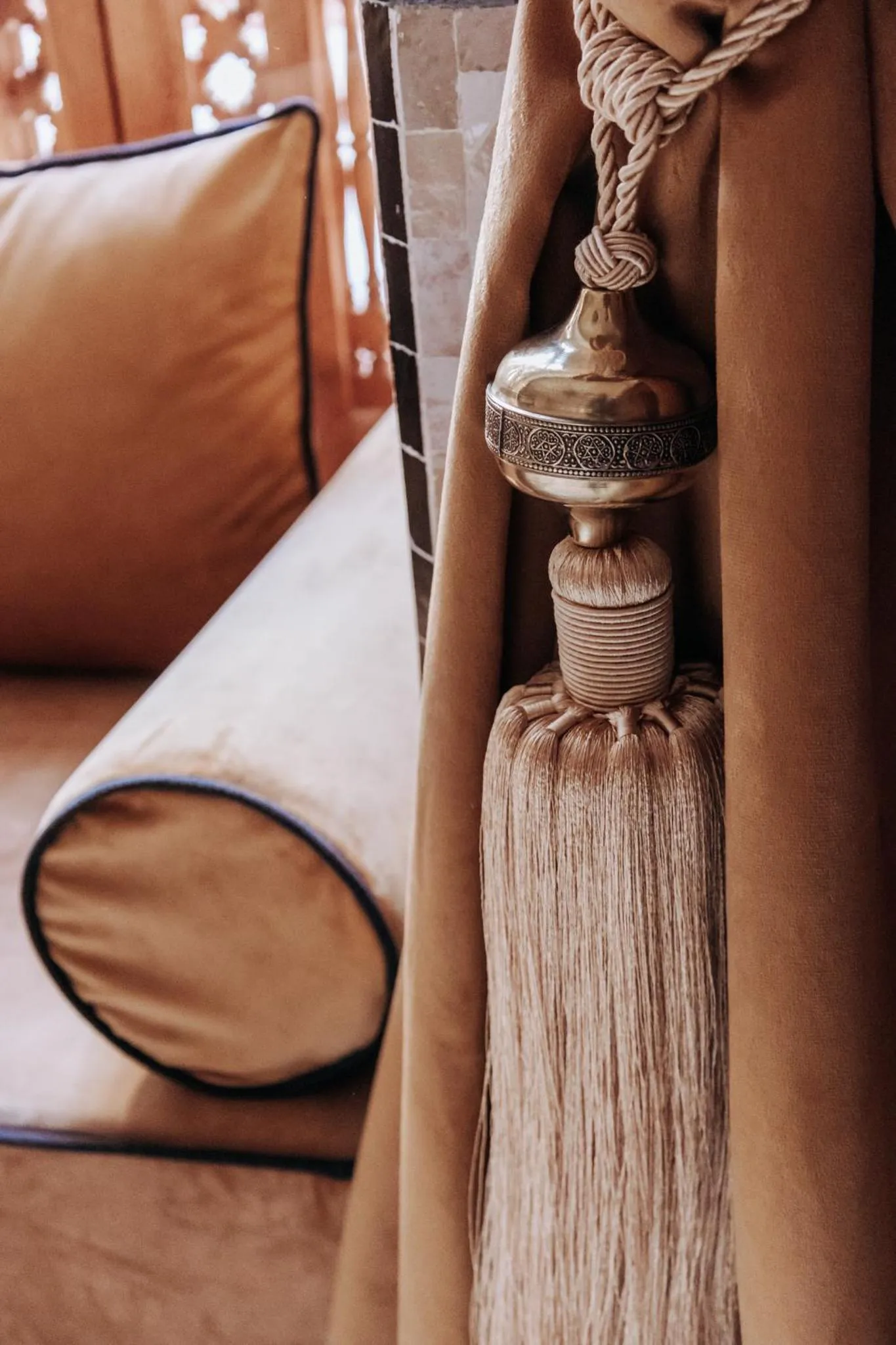 Decorative detail in Riad Ksar Al Amal & Spa