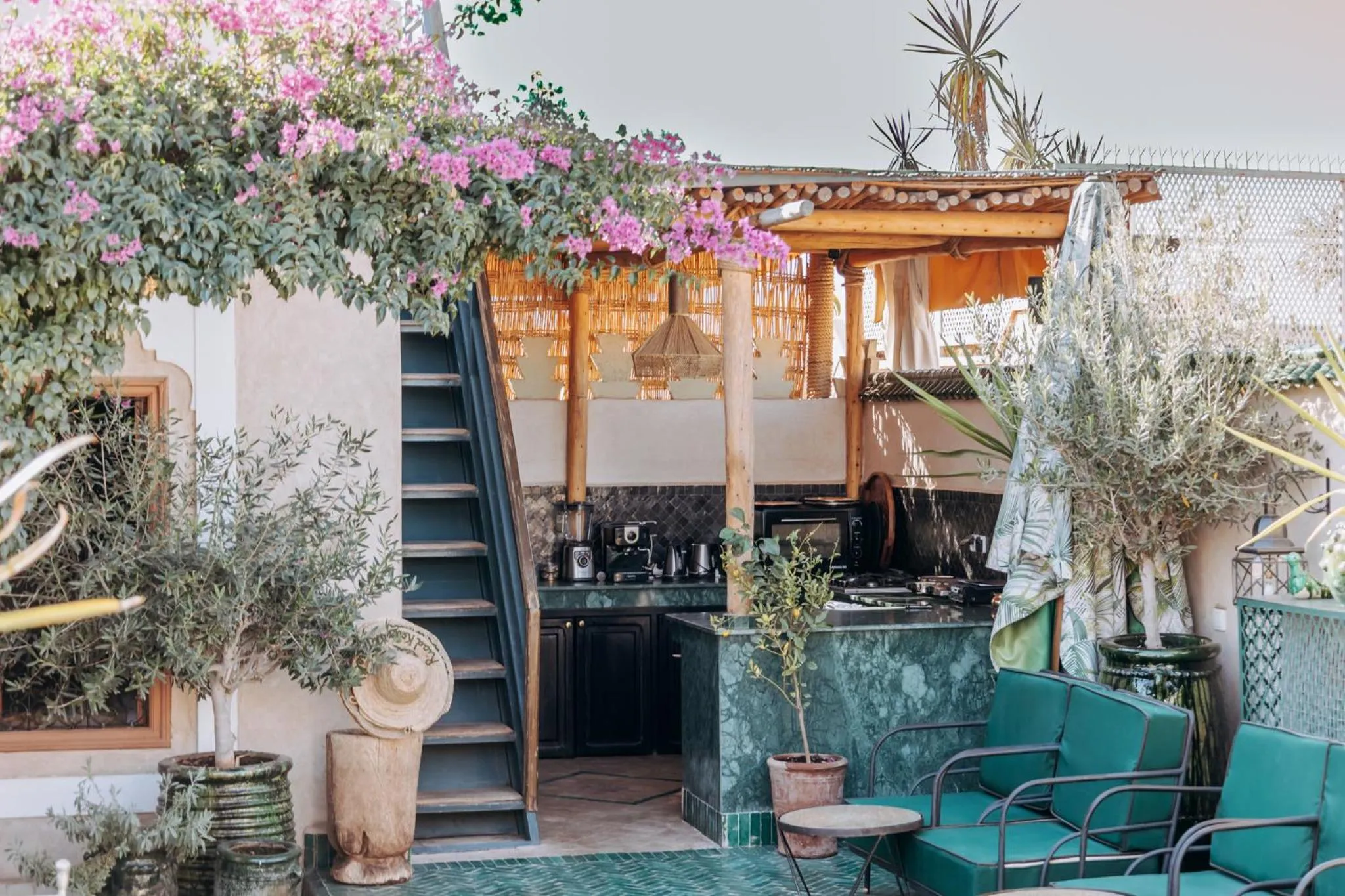 Patio in Riad Ksar Al Amal & Spa