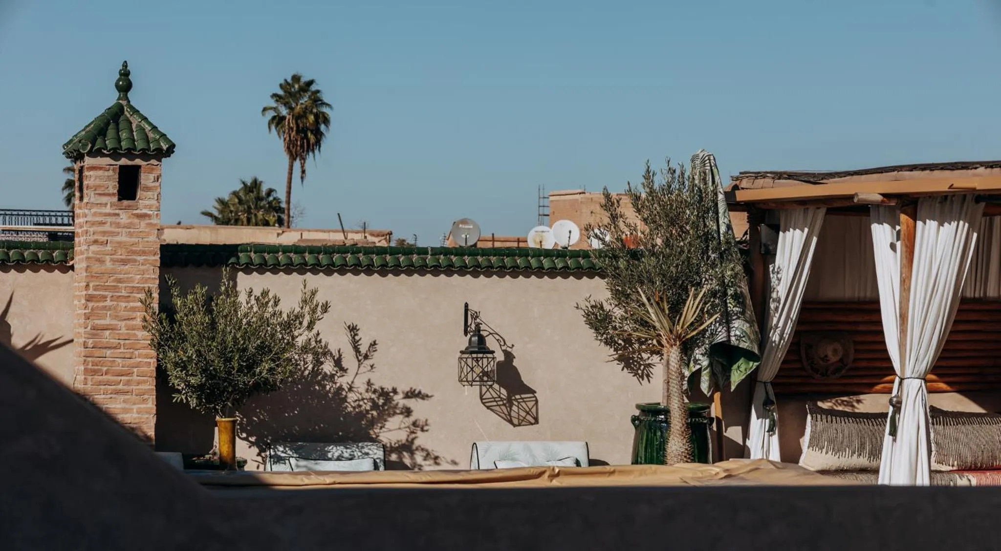 Patio in Riad Ksar Al Amal & Spa