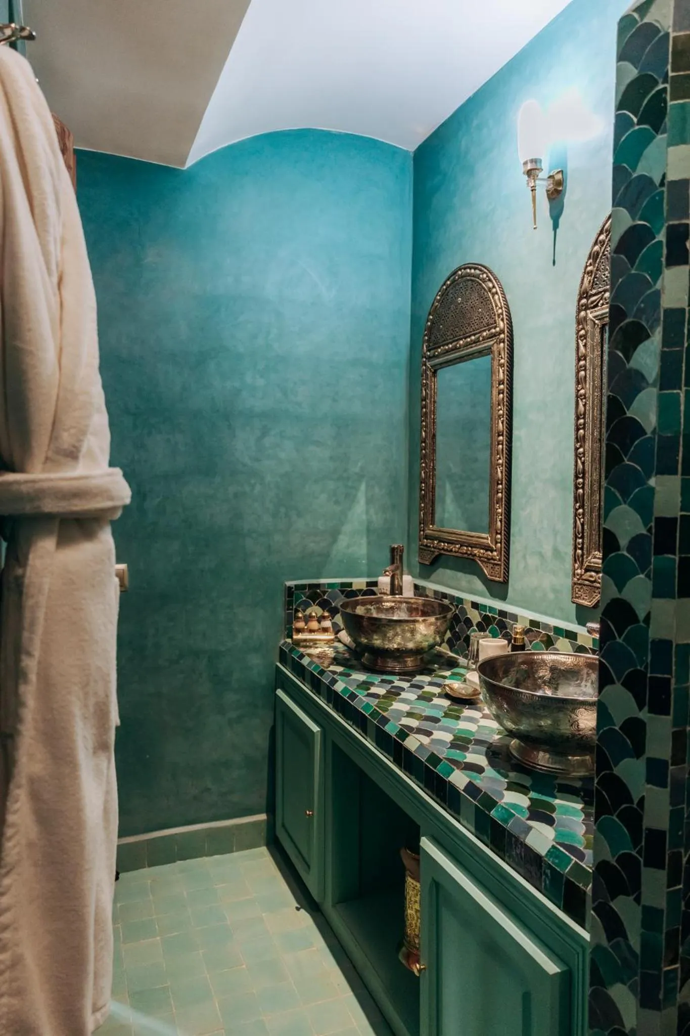 Bathroom in Riad Ksar Al Amal & Spa