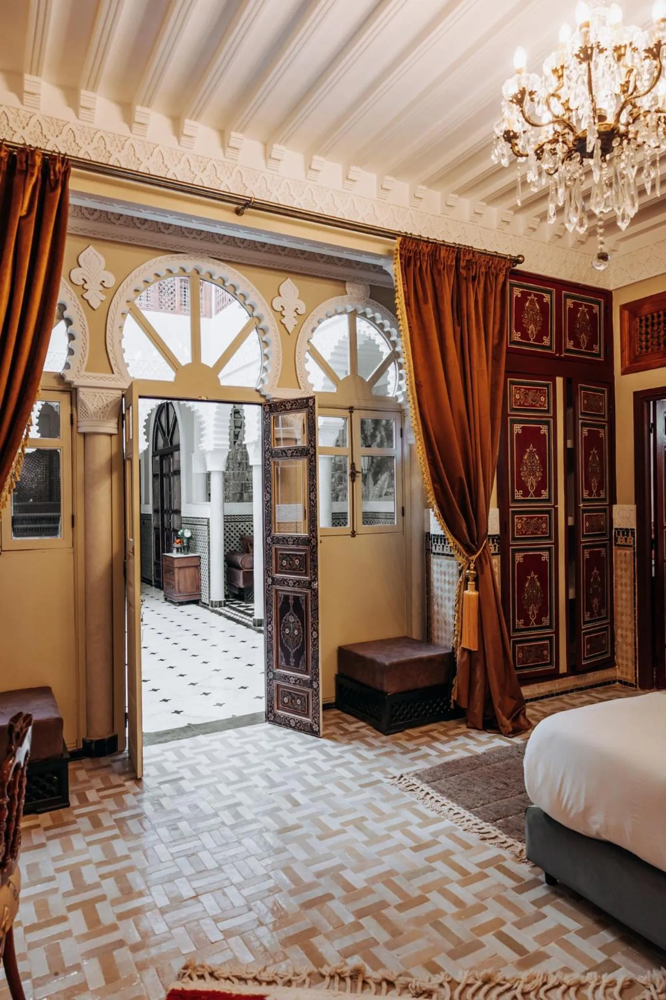 Bedroom, Bed in Riad Ksar Al Amal & Spa