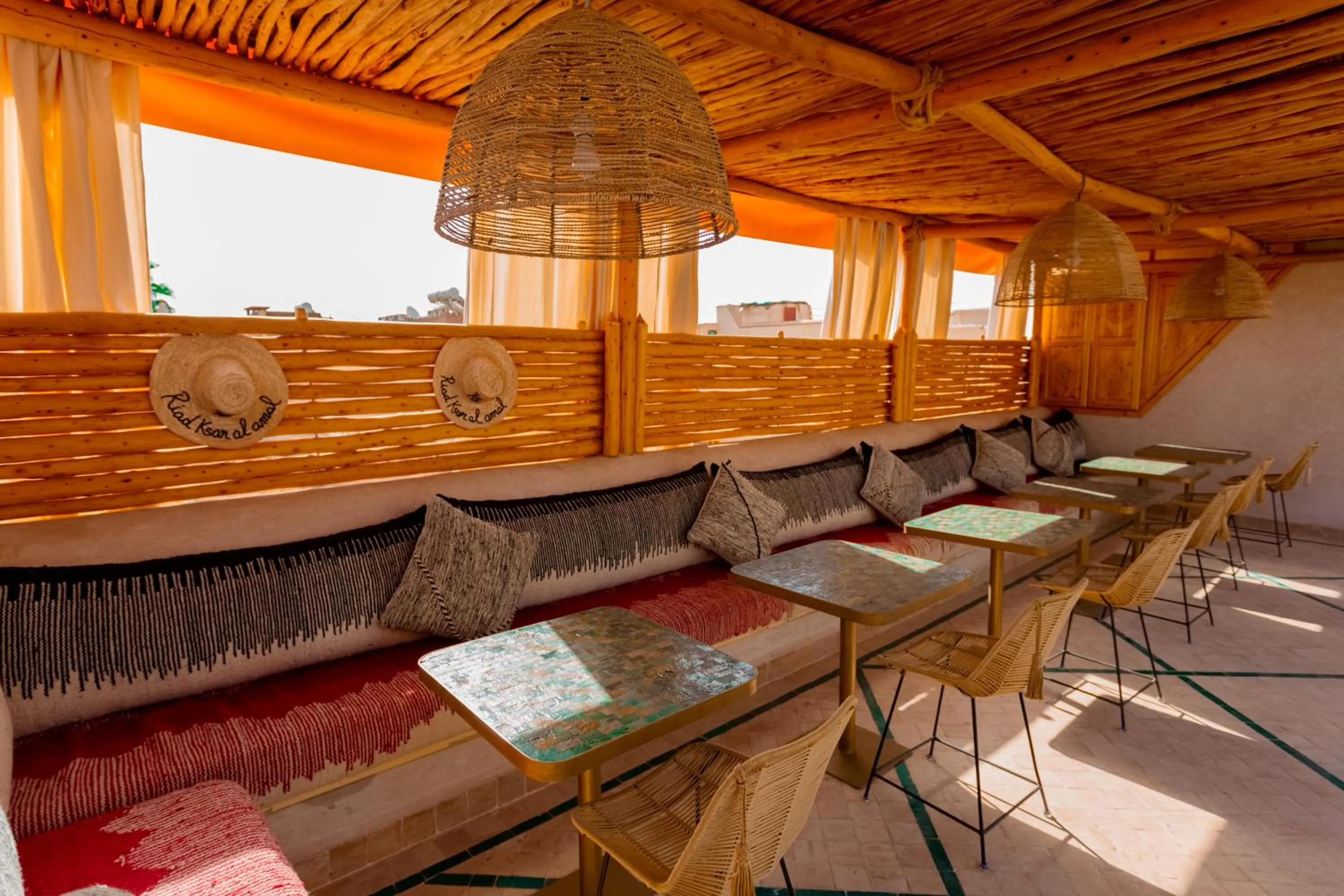 Seating area in Riad Ksar Al Amal & Spa