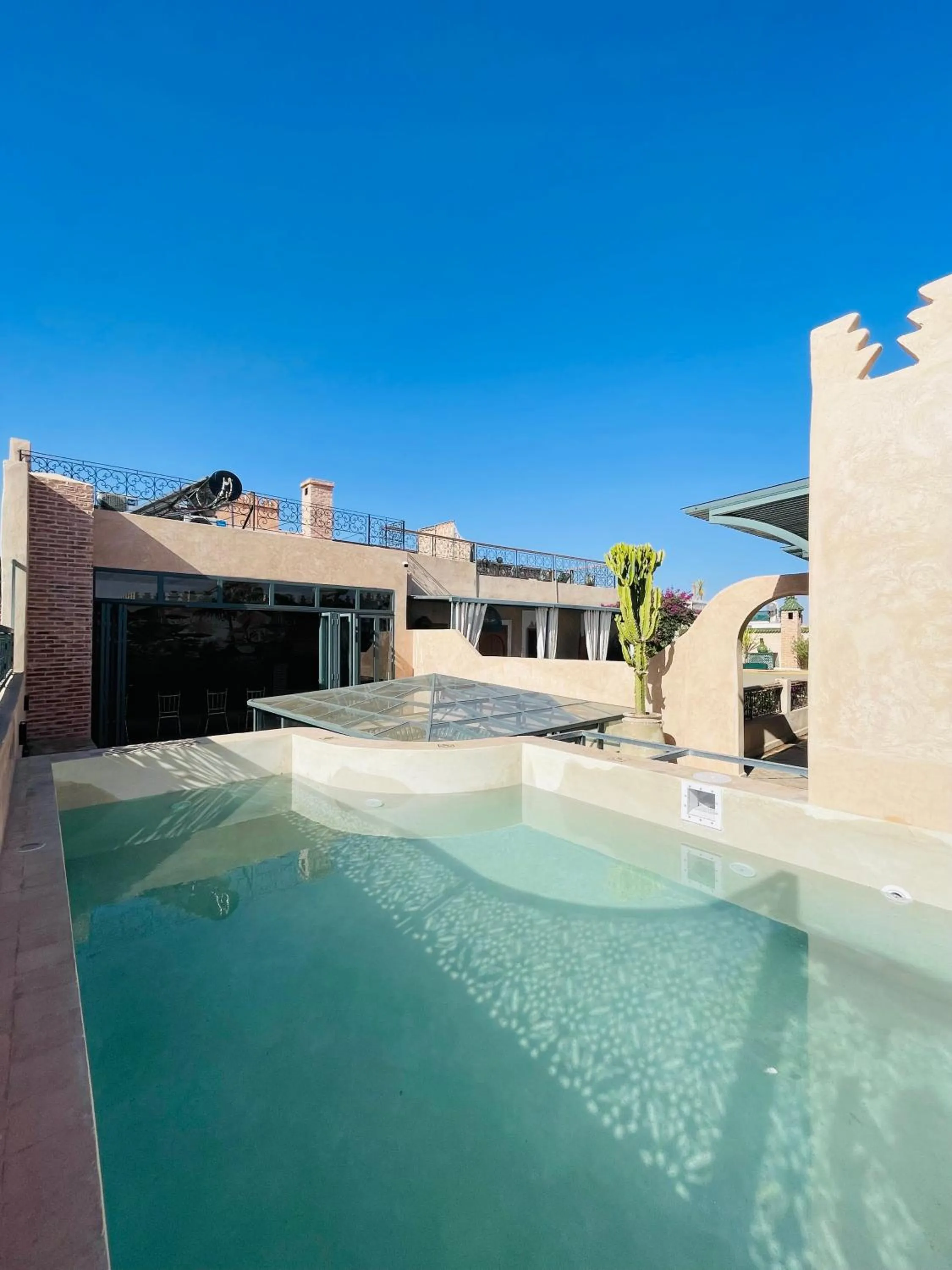 Swimming pool in Riad Ksar Al Amal & Spa