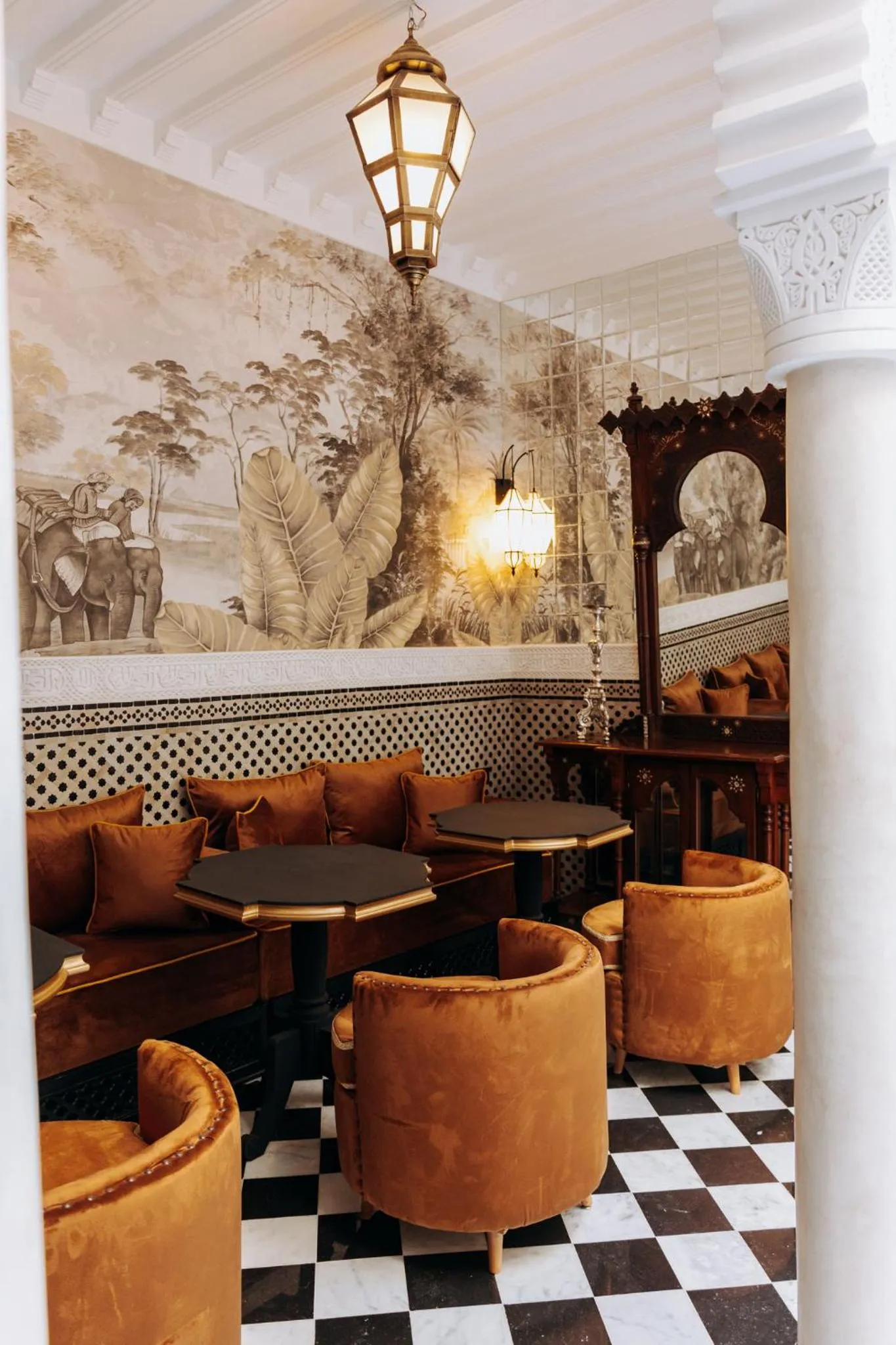 Living room in Riad Ksar Al Amal & Spa