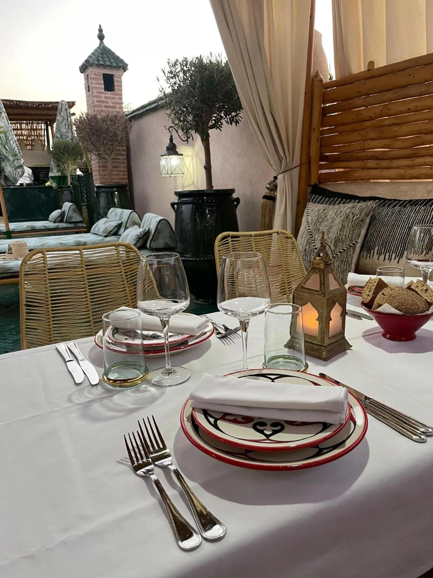 Patio in Riad Ksar Al Amal & Spa