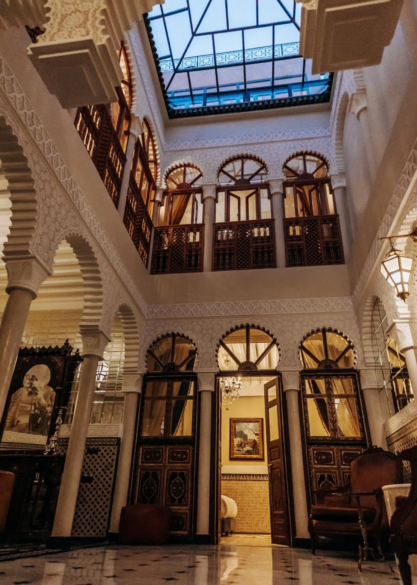 Patio in Riad Ksar Al Amal & Spa