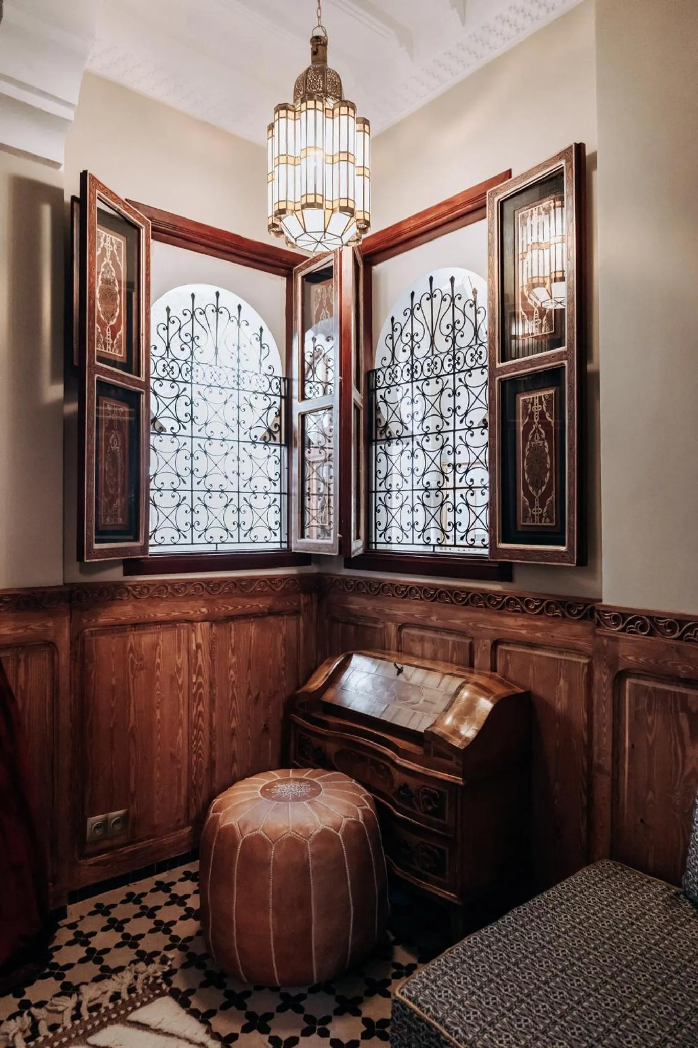 Decorative detail in Riad Ksar Al Amal & Spa