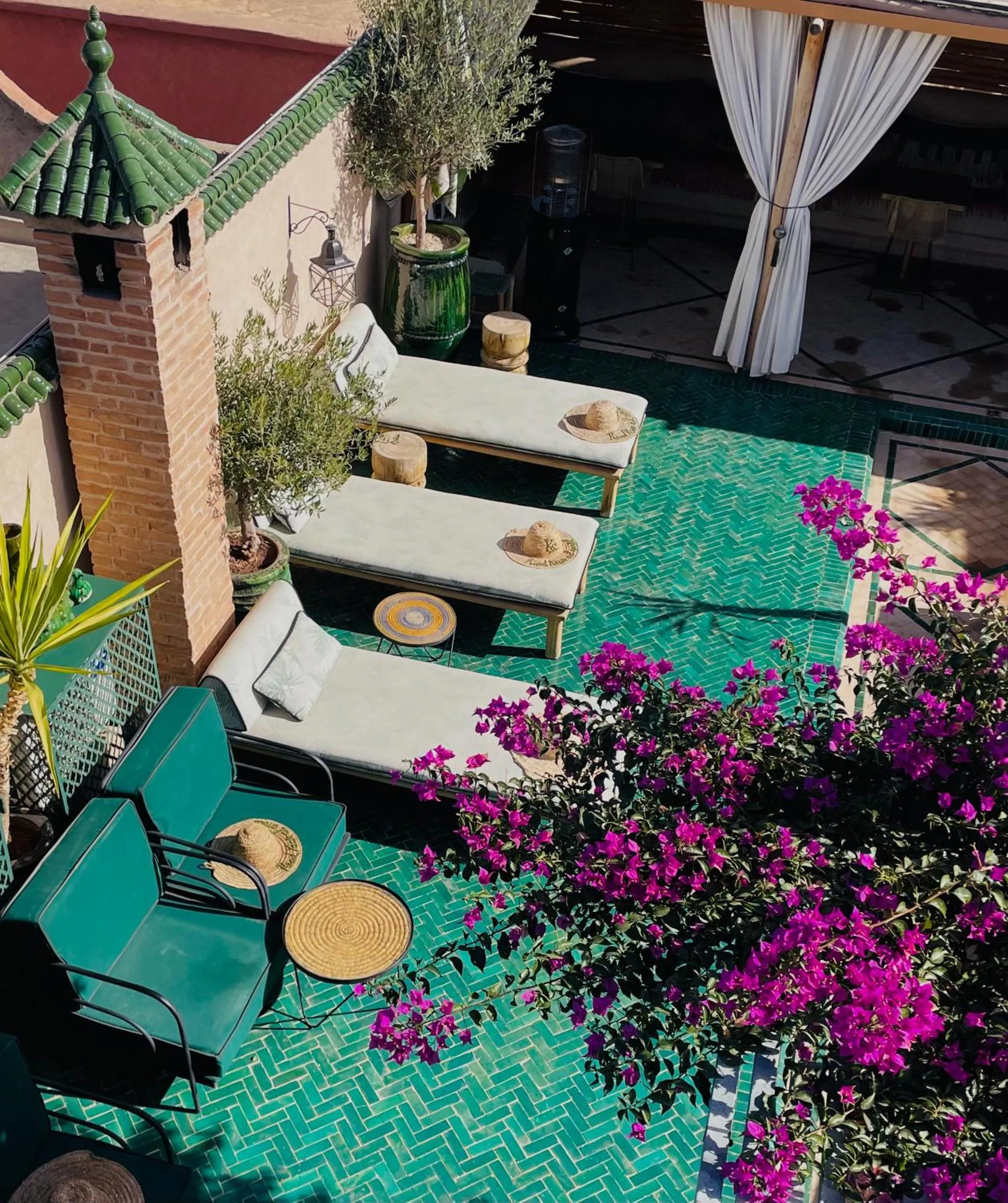 Patio in Riad Ksar Al Amal & Spa