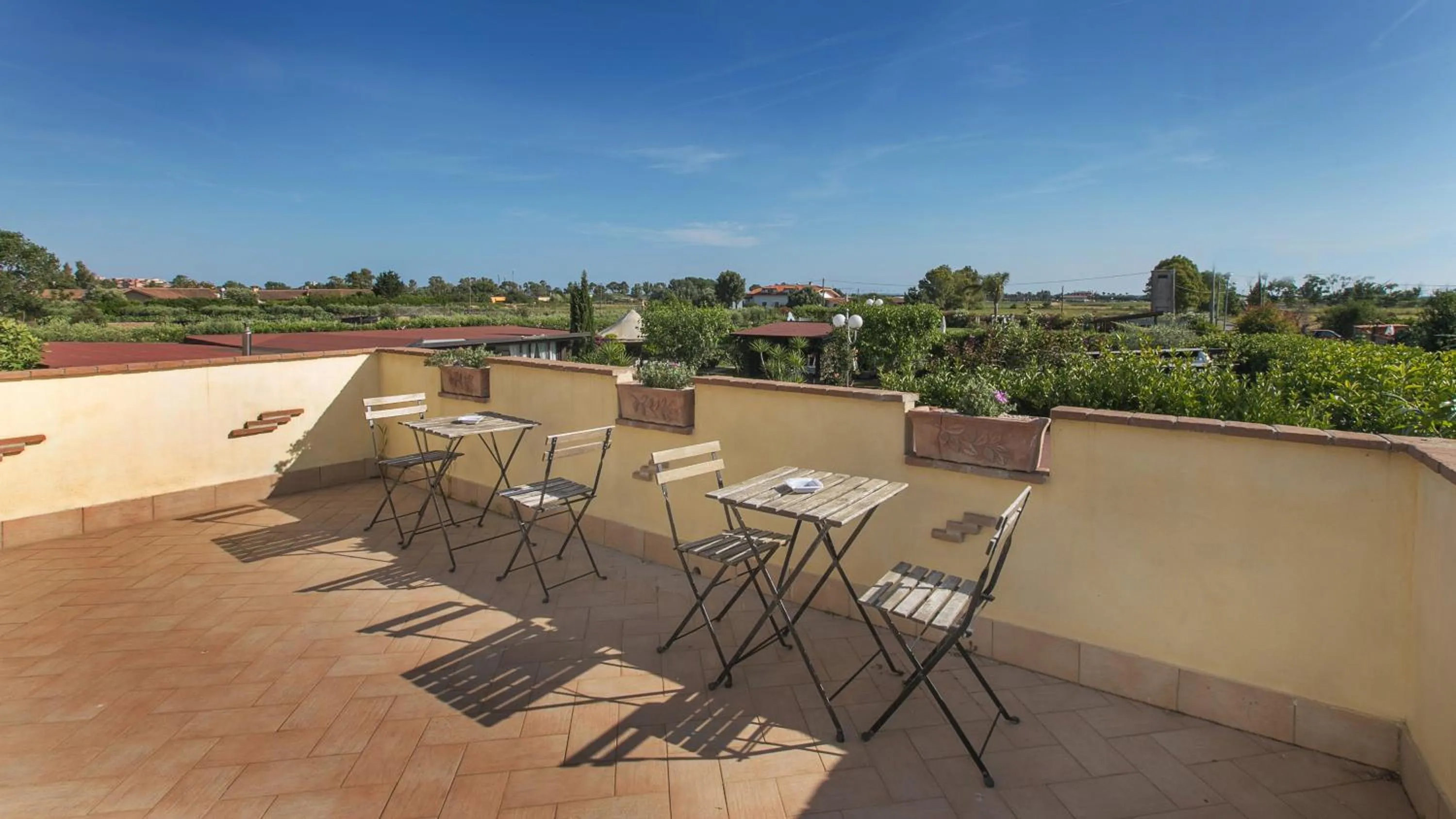 Balcony/Terrace in Agriturismo Torre Flavia