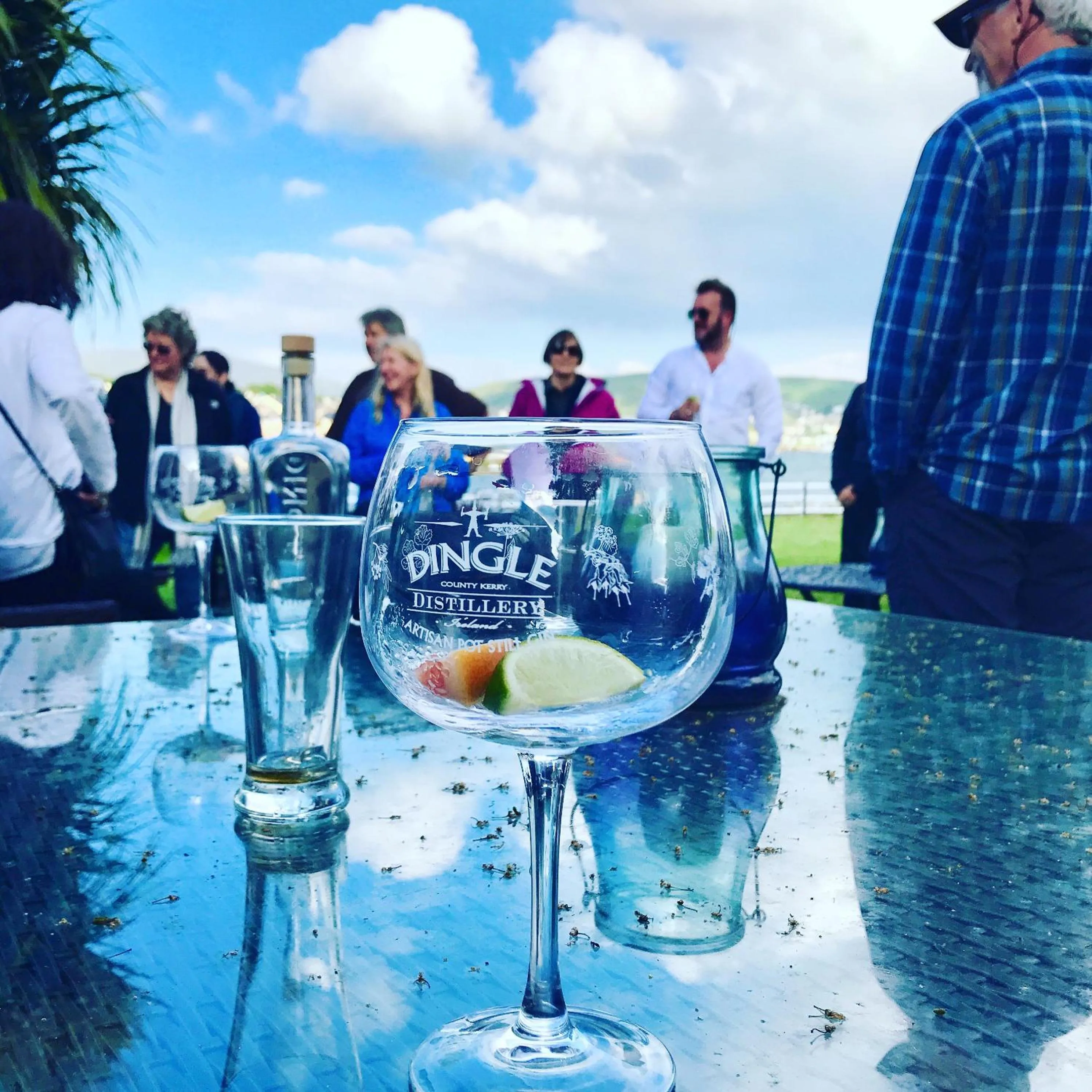 Drinks in Milltown House Dingle