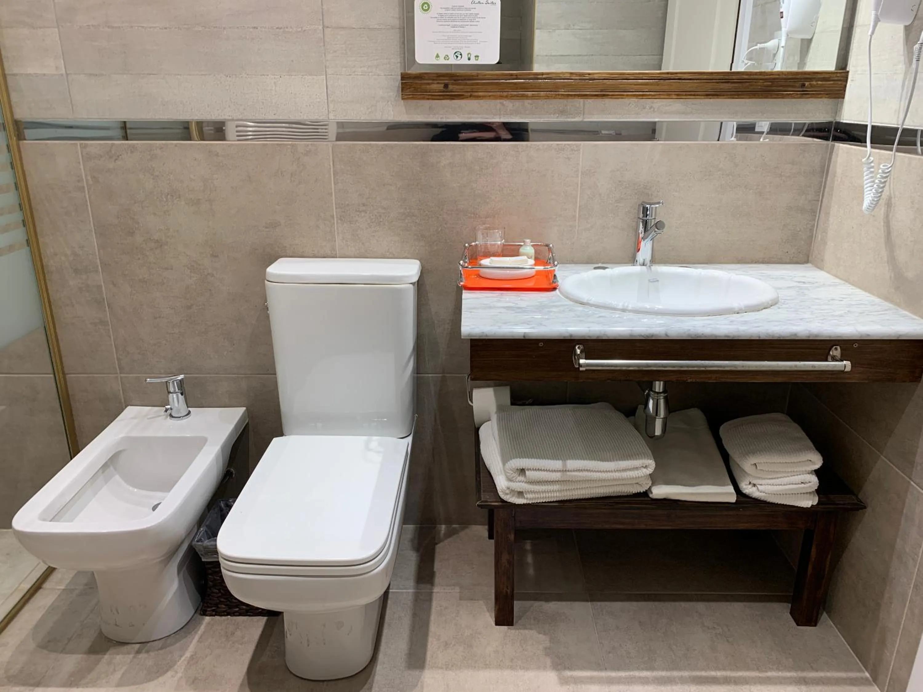 Bathroom in Chalten Suites Hotel