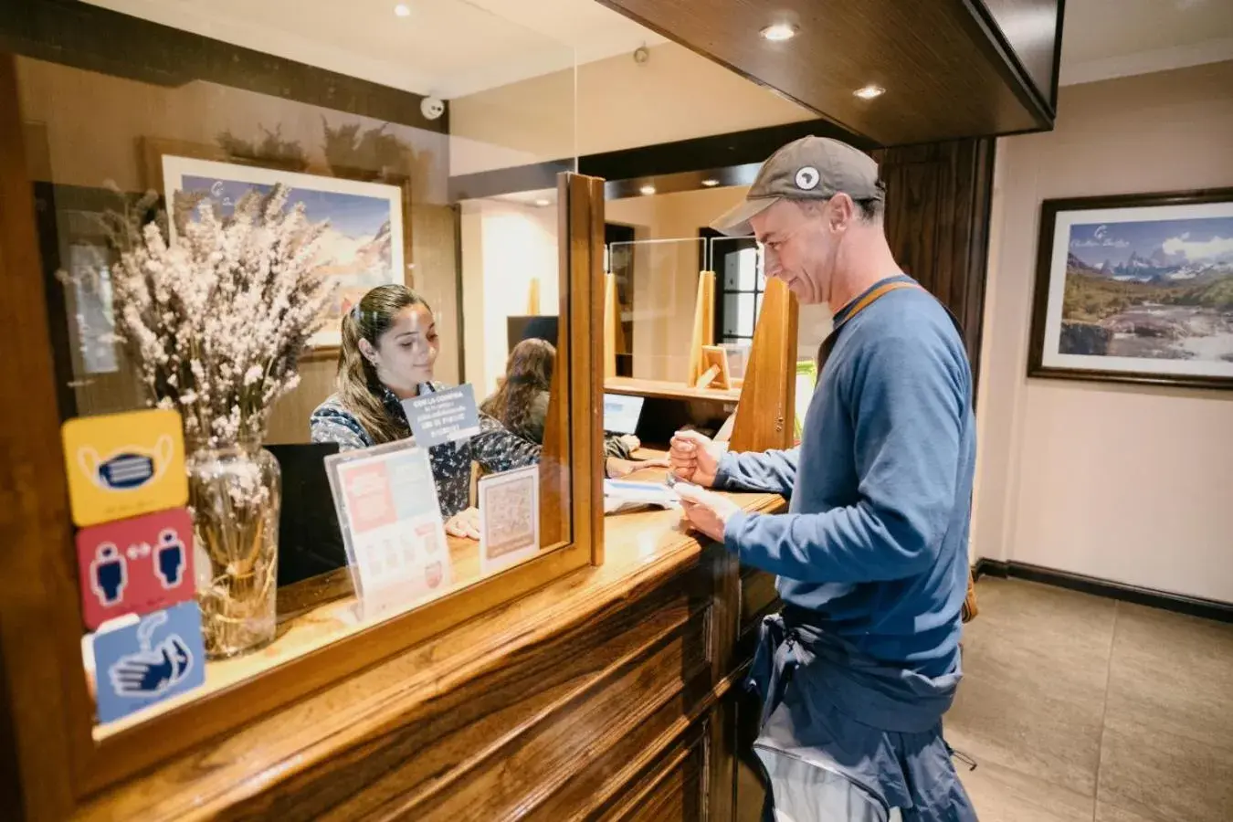 Lobby or reception in Chalten Suites Hotel Lobby or reception in Chalten Suites Hotel