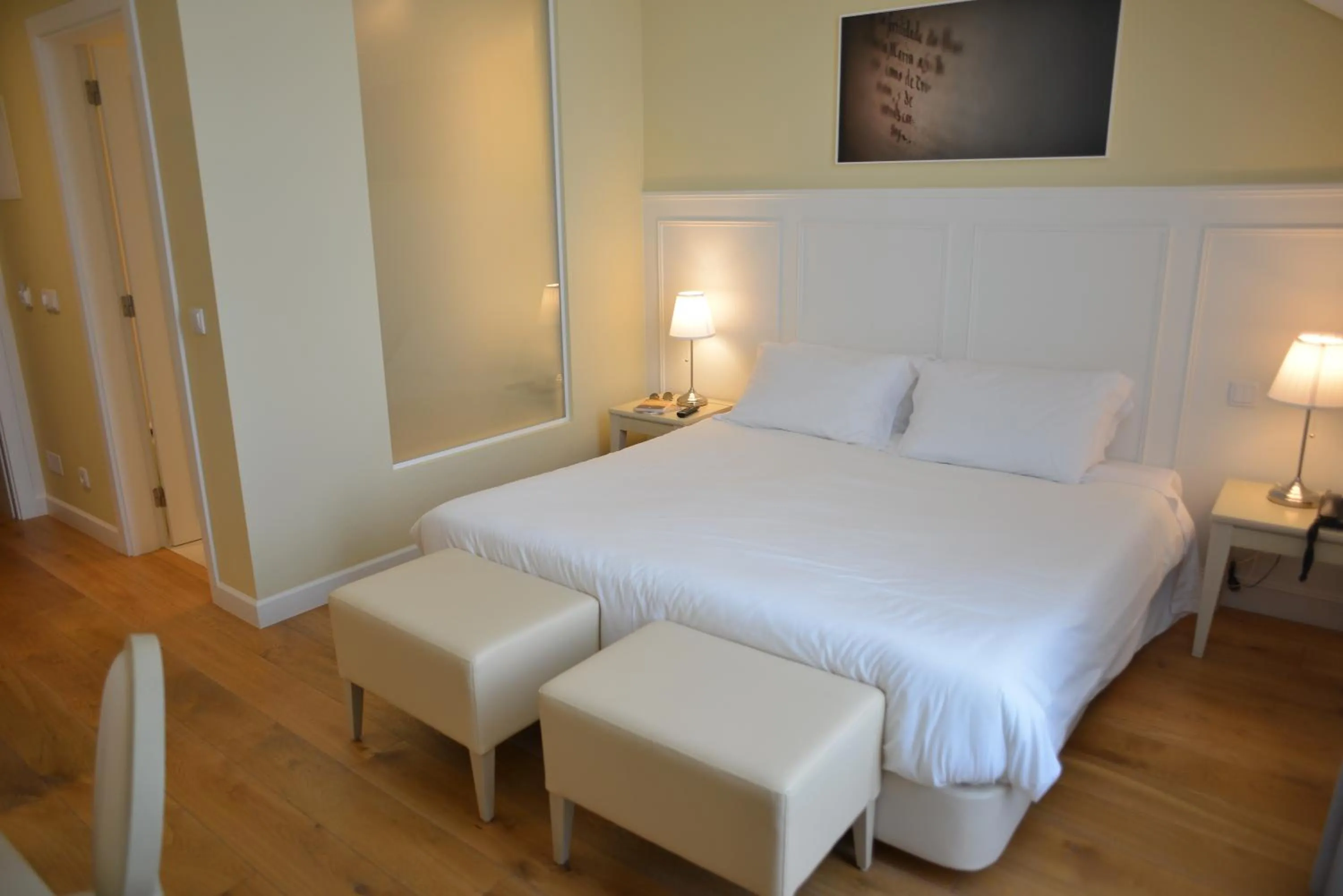 Bedroom, Bed in Charming Blue