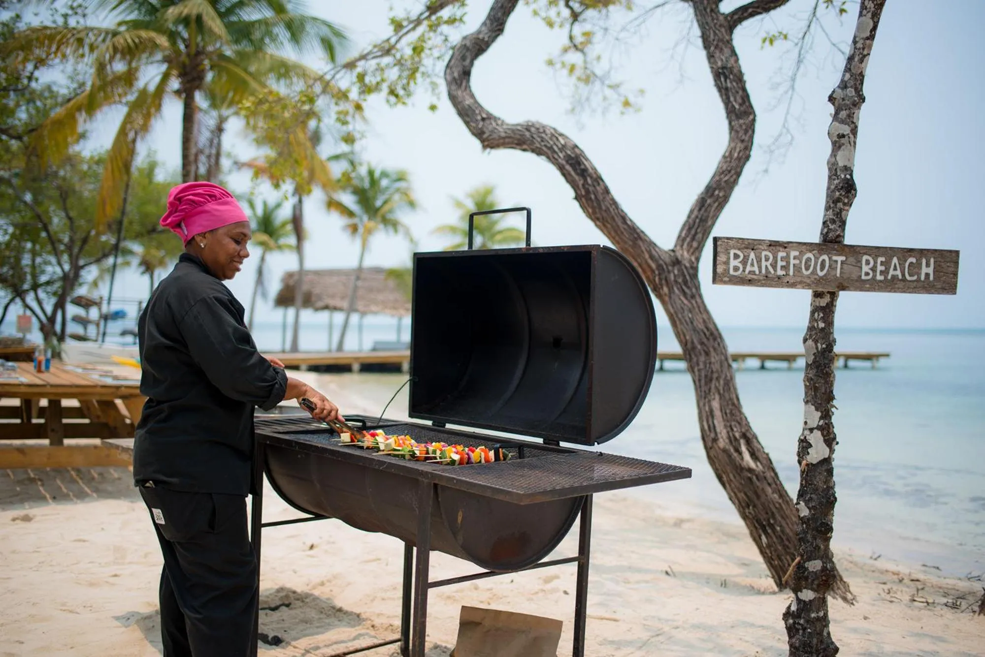 Food in Thatch Caye Resort a Muy'Ono Resort