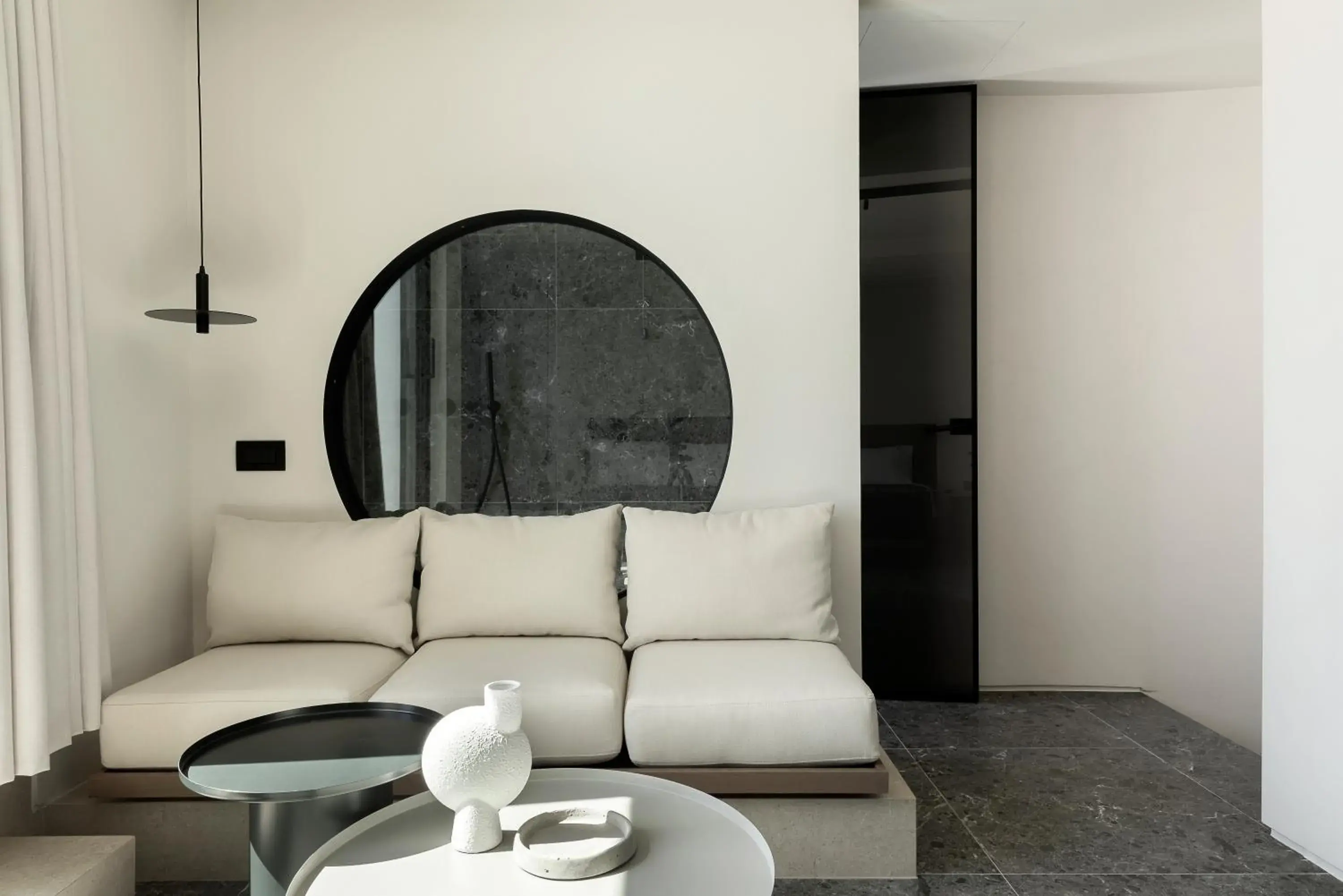 Junior Suite Sea View and Private Pool in CUBIC Mykonos Seafront Design Suites Junior Suite Sea View and Private Pool in CUBIC Mykonos Seafront Design Suites