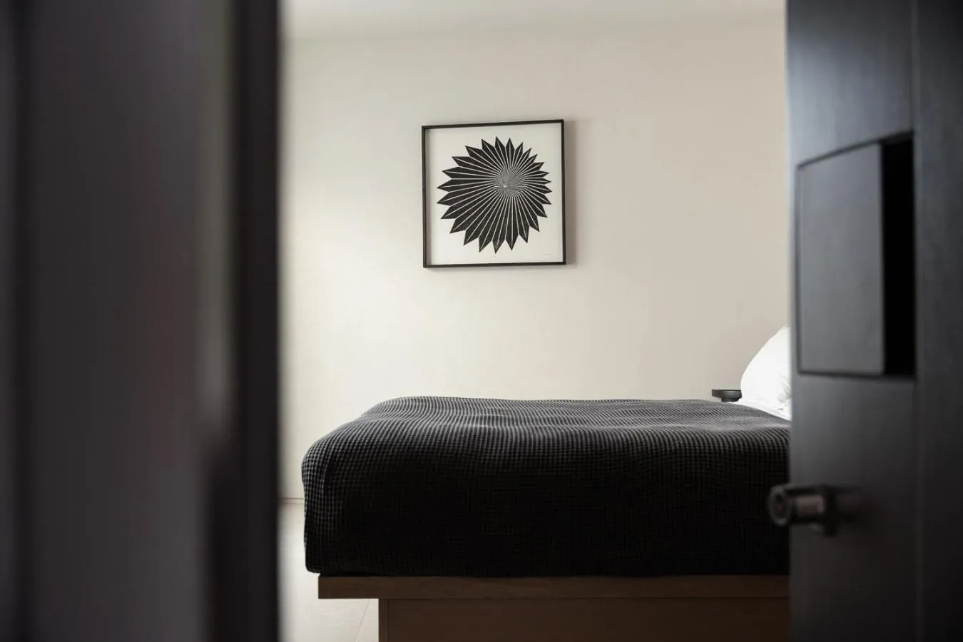 Bedroom, Bed in CUBIC Mykonos Seafront Design Suites