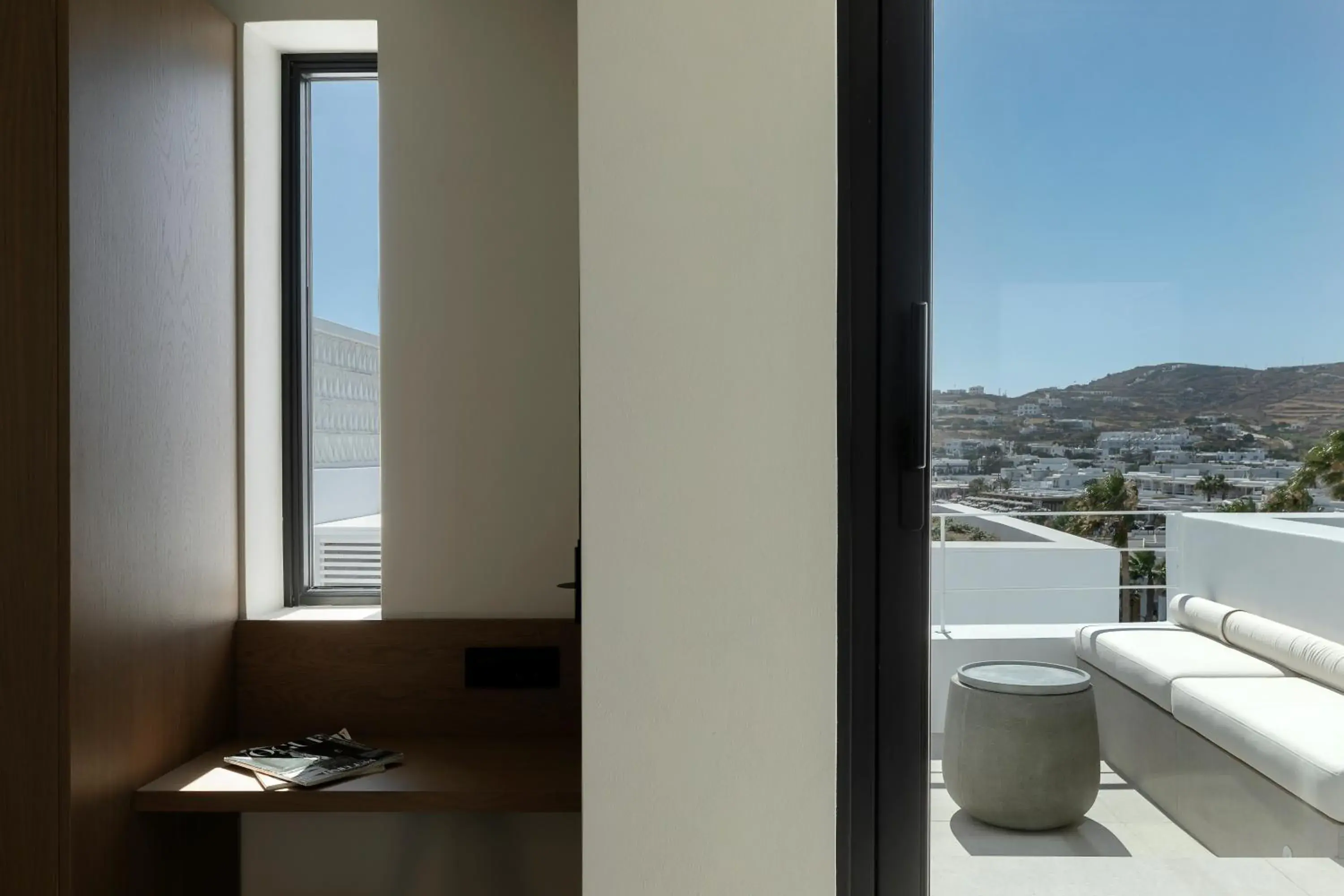 Junior Suite Sea View and Private Pool in CUBIC Mykonos Seafront Design Suites Junior Suite Sea View and Private Pool in CUBIC Mykonos Seafront Design Suites