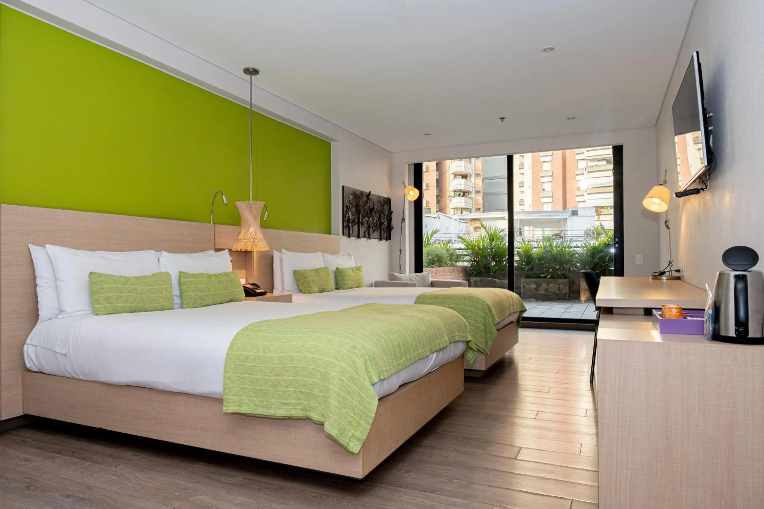 Twin Room in Hotel Bari Bucaramanga By OxoHotel Twin Room in Hotel Bari Bucaramanga By OxoHotel