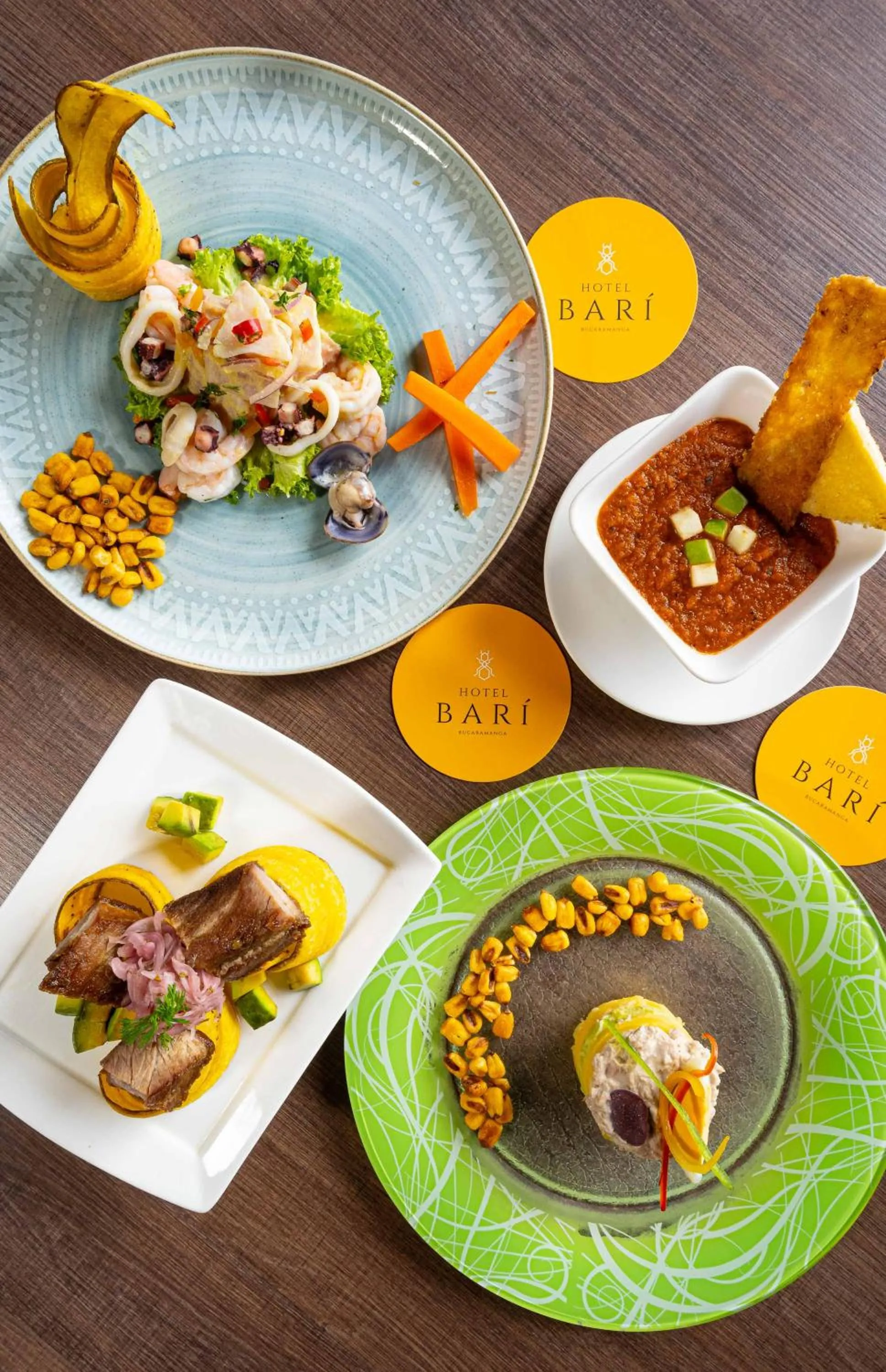 Restaurant/places to eat in Hotel Bari Bucaramanga By OxoHotel