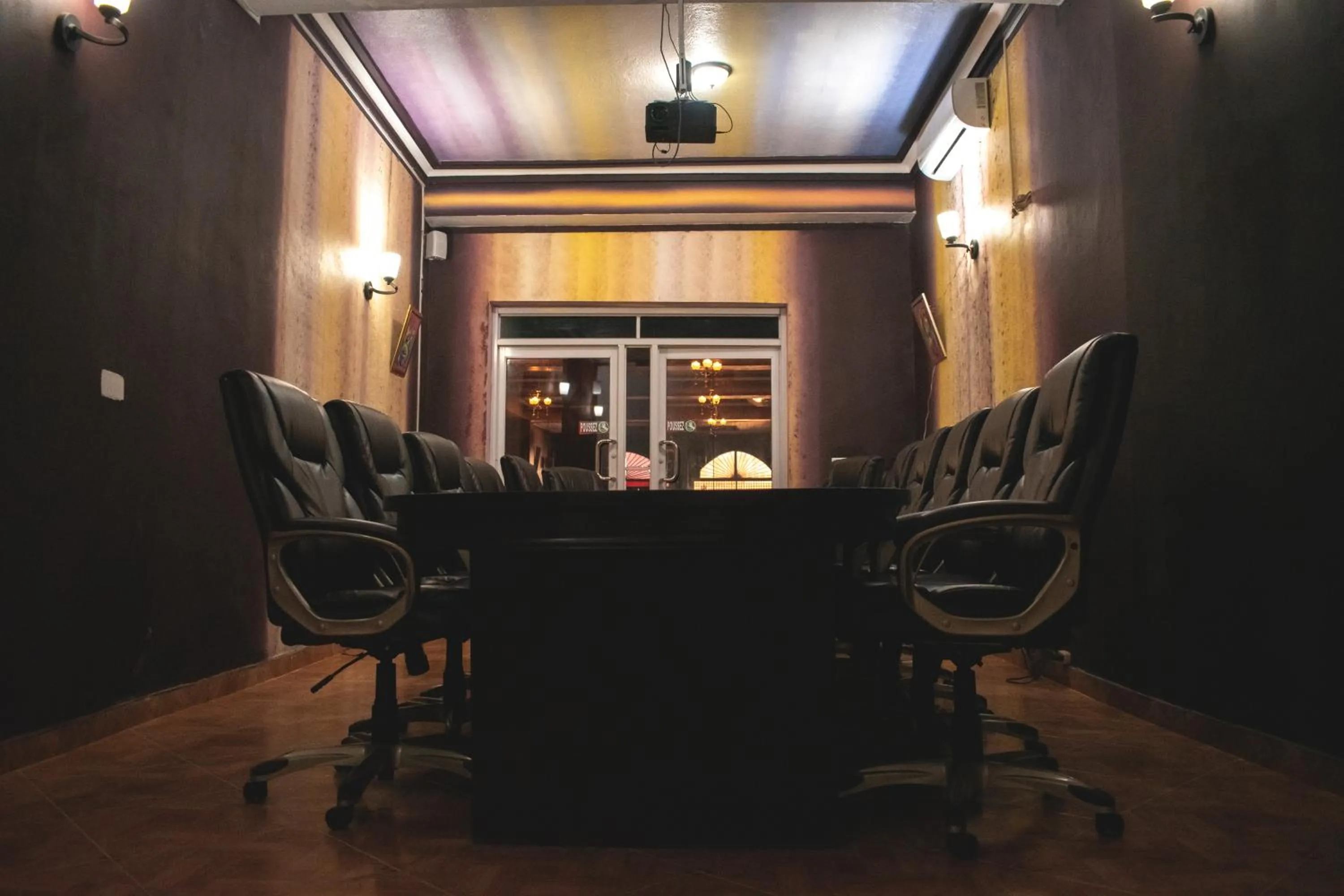 People in La Pepiniere Hotel