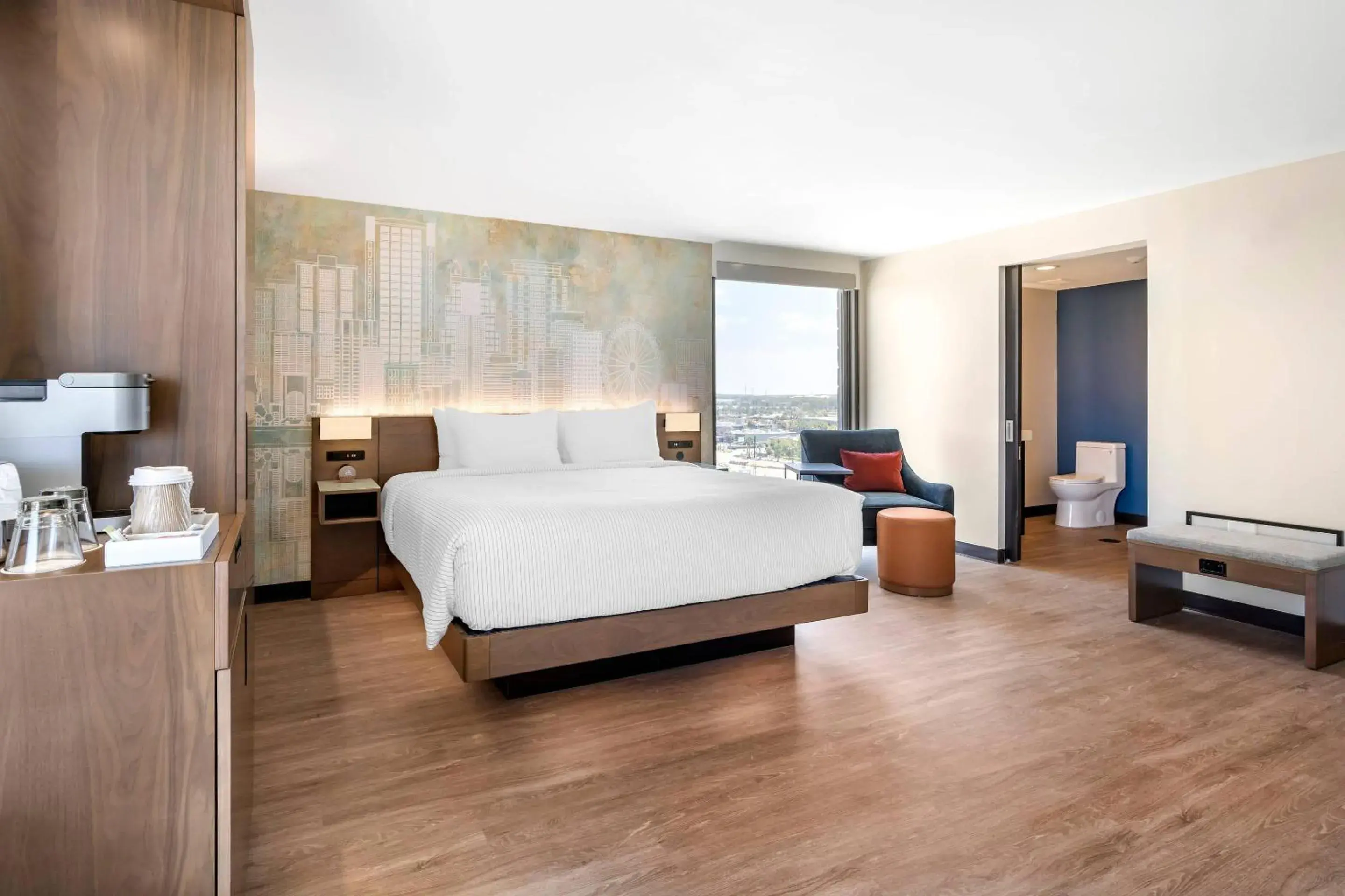 Bedroom, Bed in Cambria Hotel Orlando near Universal Theme Parks Bedroom, Bed in Cambria Hotel Orlando near Universal Theme Parks