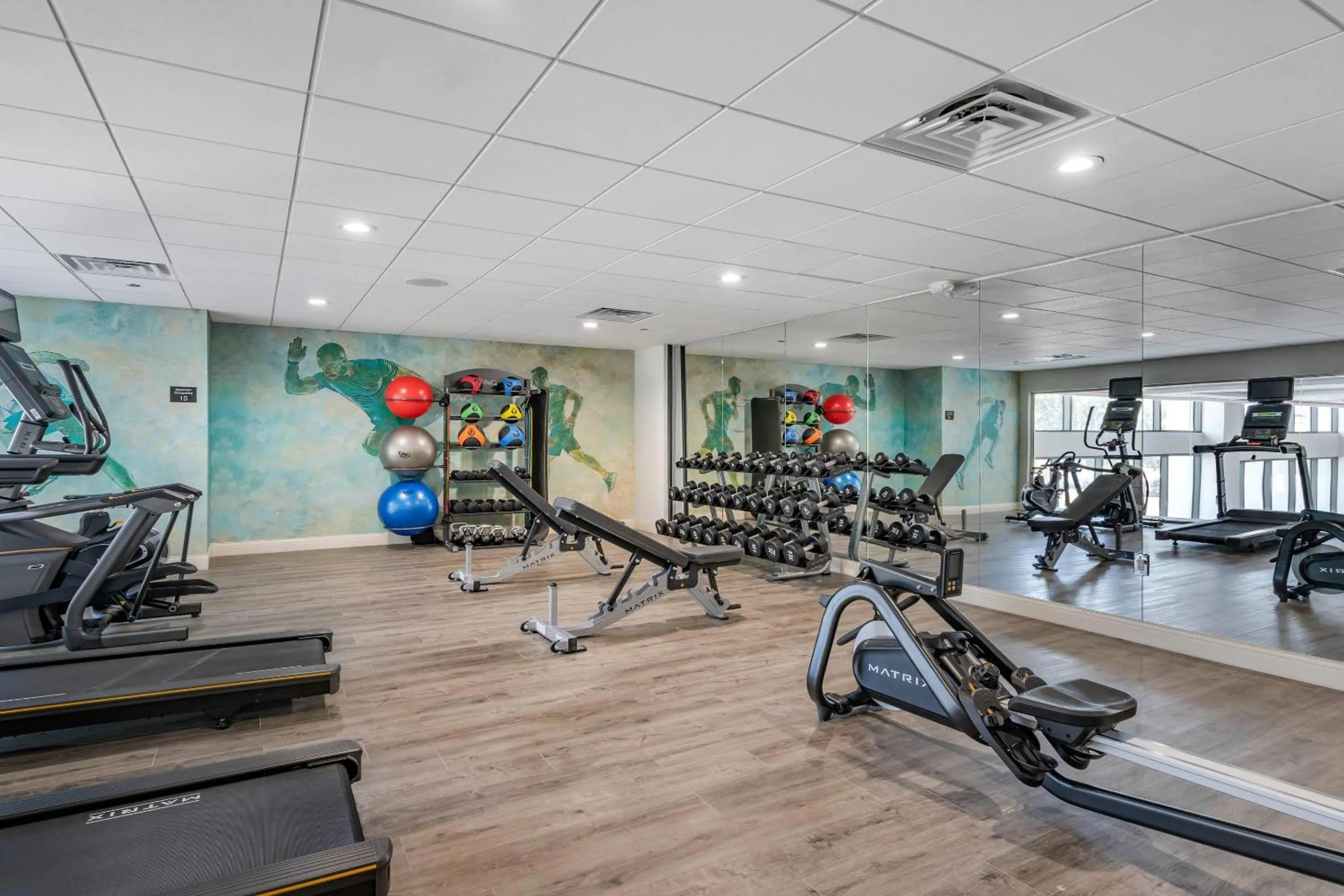 Fitness centre/facilities in Cambria Hotel Orlando near Universal Theme Parks