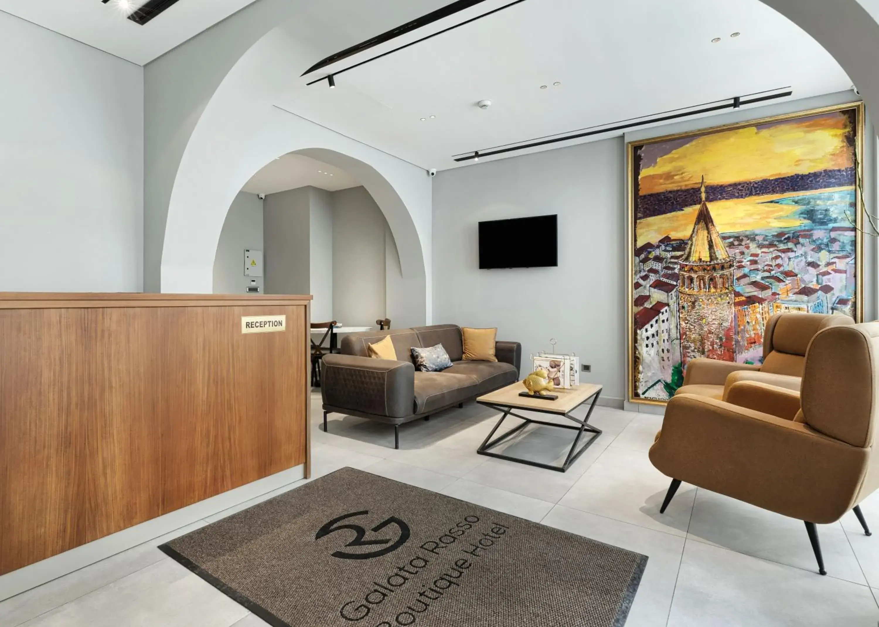 Lobby or reception in Galata Rasso Hotel Lobby or reception in Galata Rasso Hotel