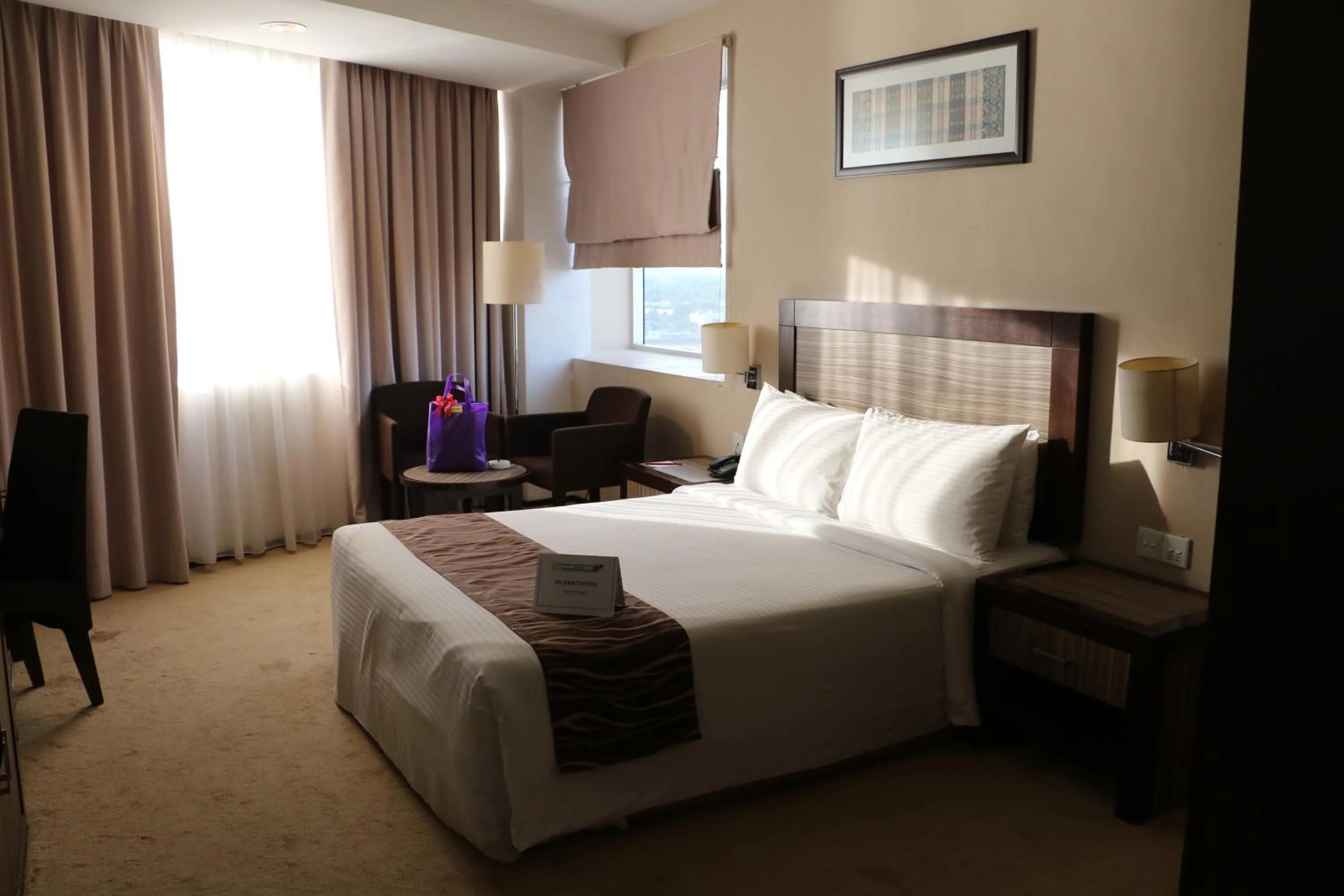 Bed in Hotel Felda Residence Kuala Terengganu