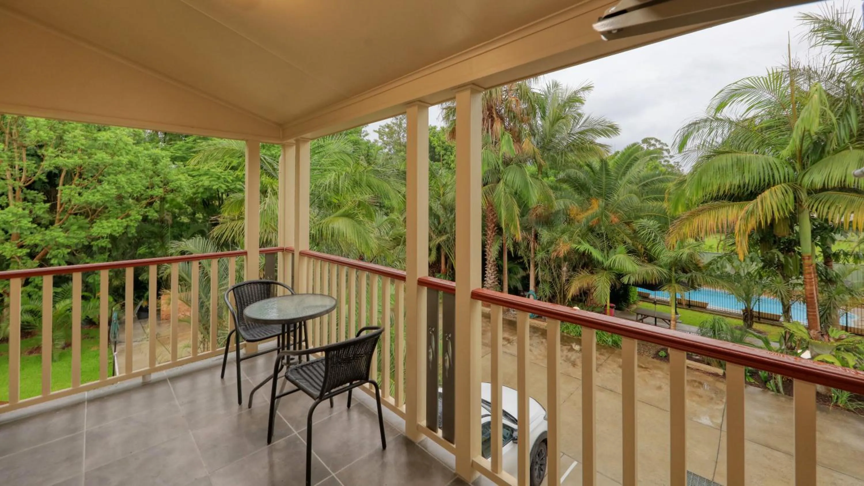 Balcony/Terrace in Heritage River Motor Inn