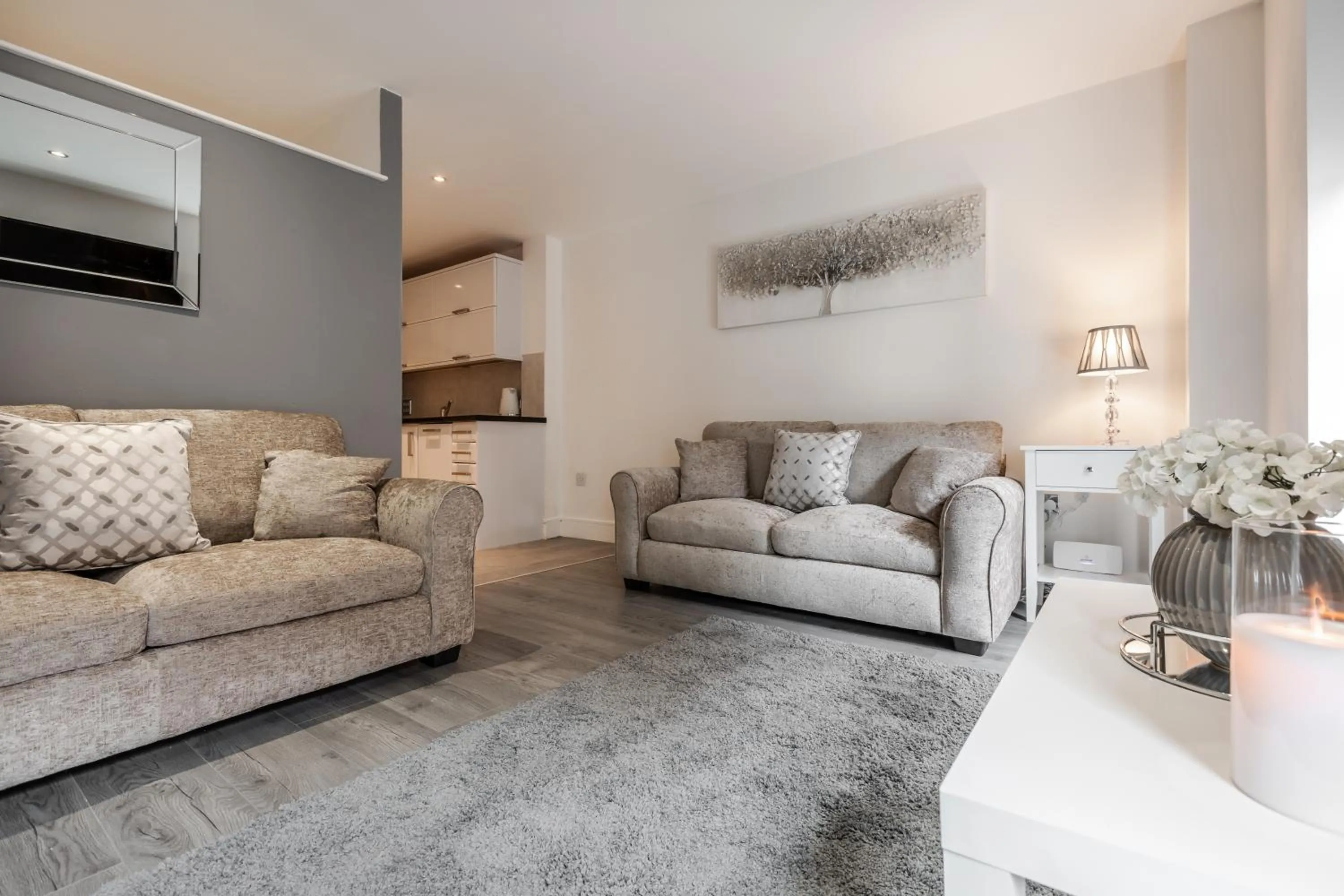 Living room in RST Cumberland Street