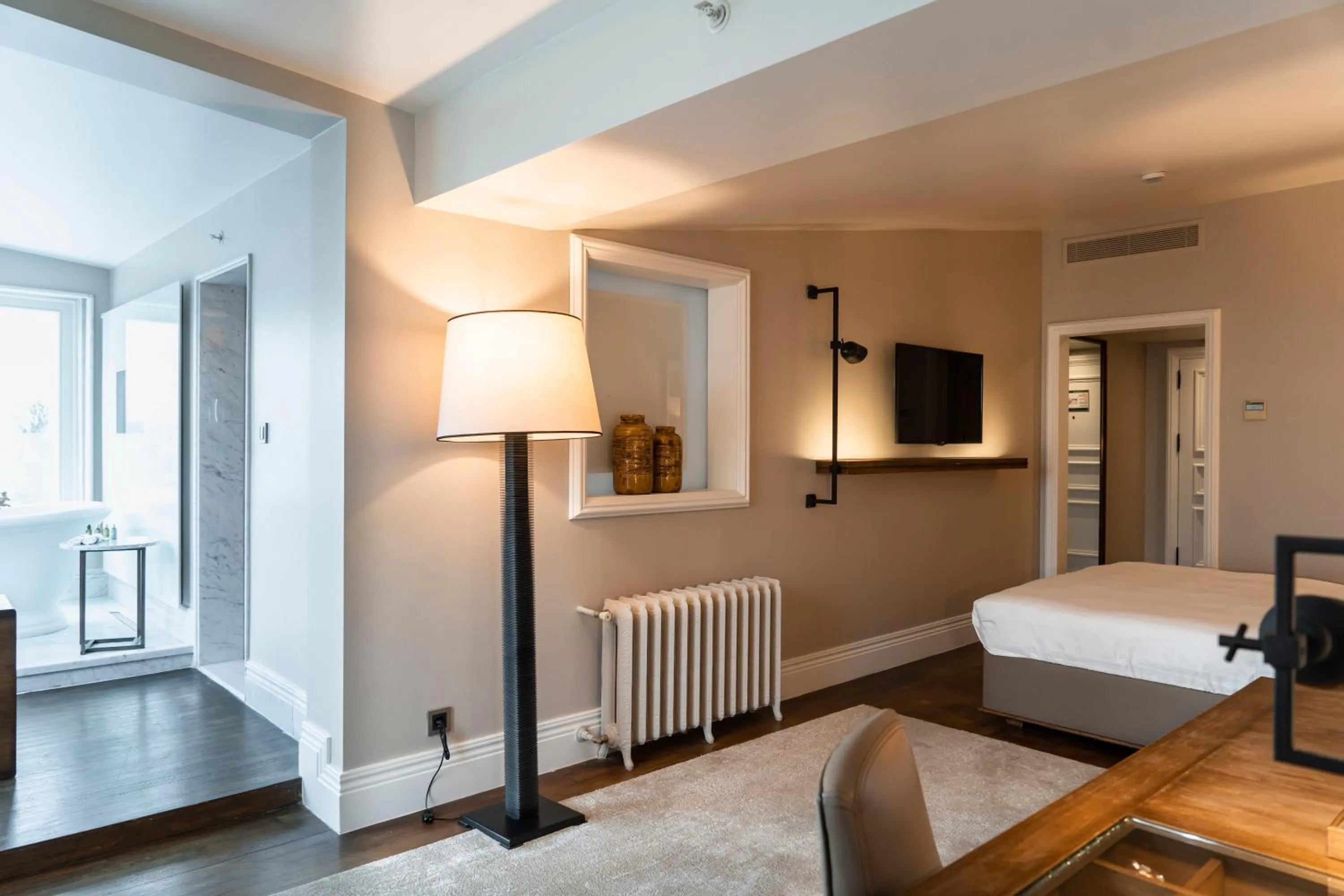 Bed in The Bank Hotel Istanbul, a Member of Design Hotels