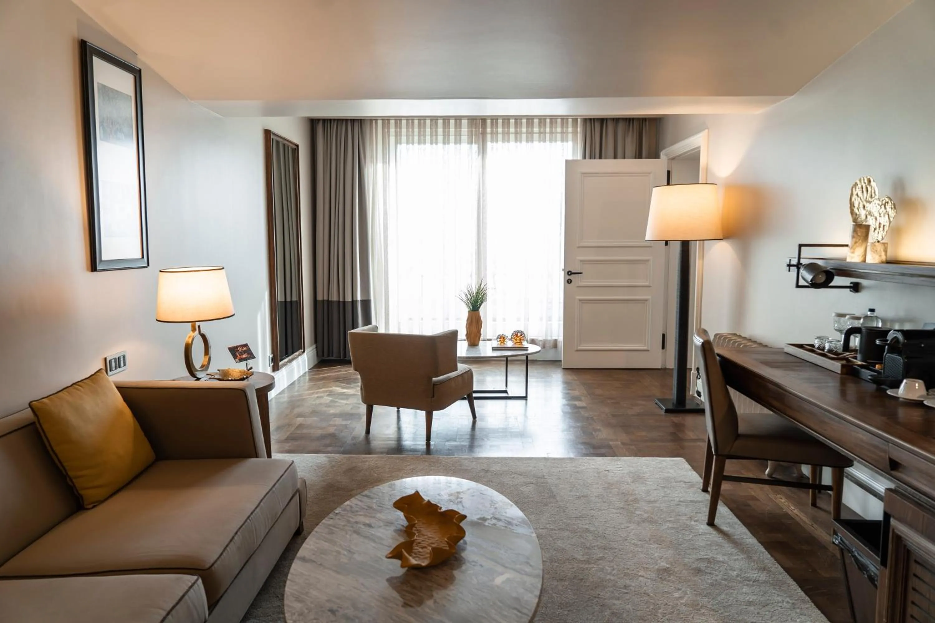 Living room in The Bank Hotel Istanbul, a Member of Design Hotels