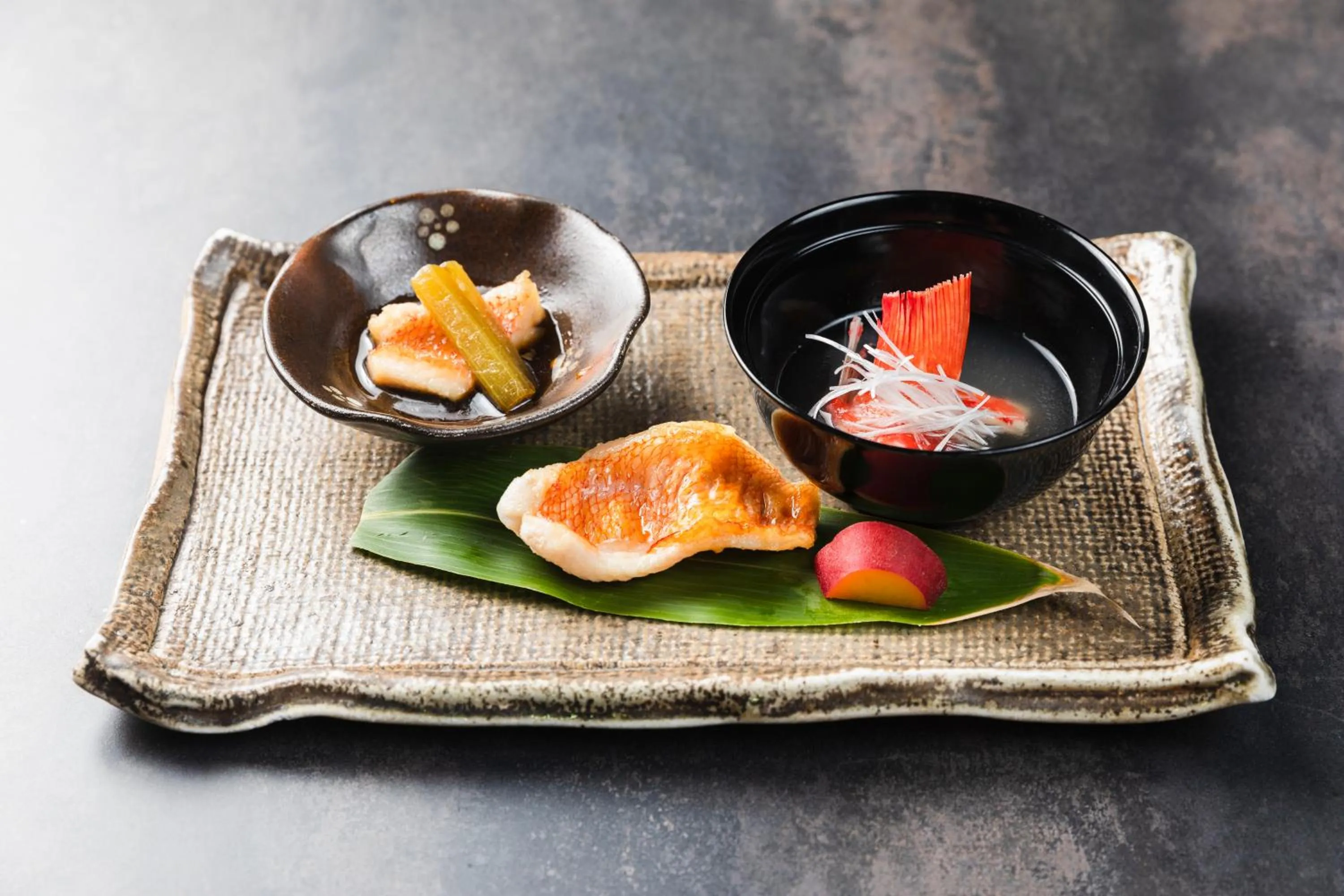 Food close-up in Tsuta Onsen Ryokan