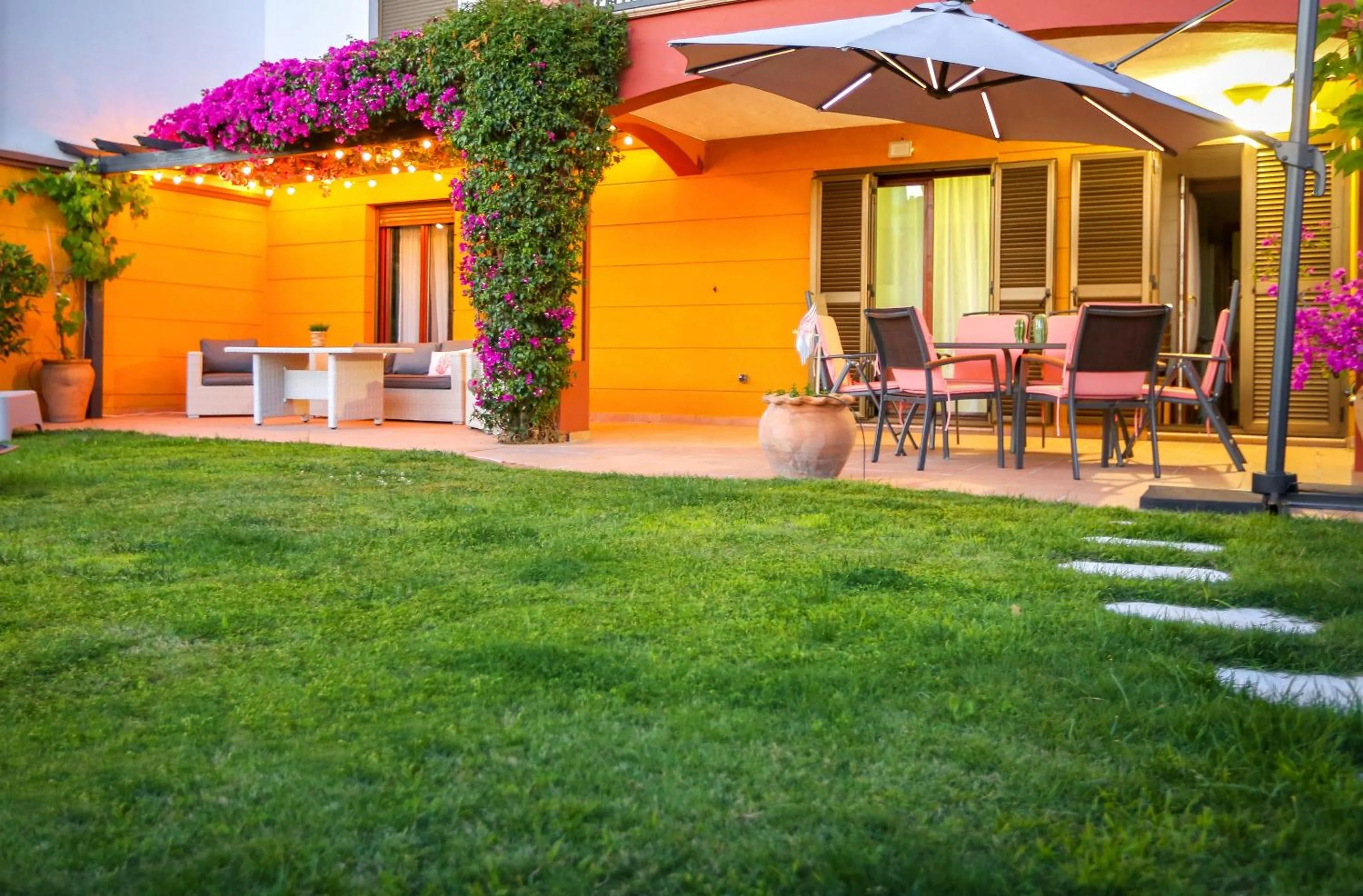 Patio in Pura Villa- Buganvillas Ayamonte