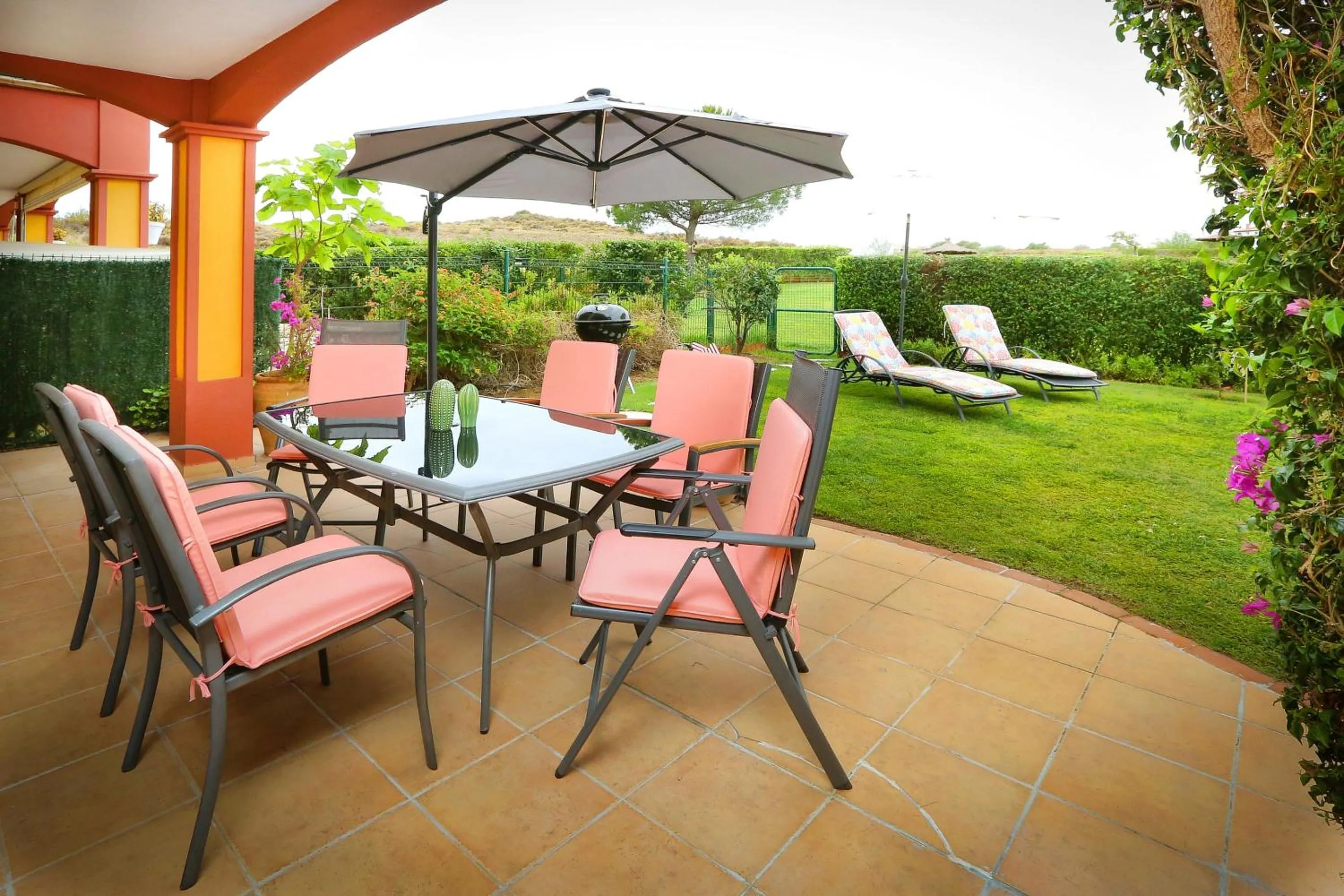 Garden in Pura Villa- Buganvillas Ayamonte