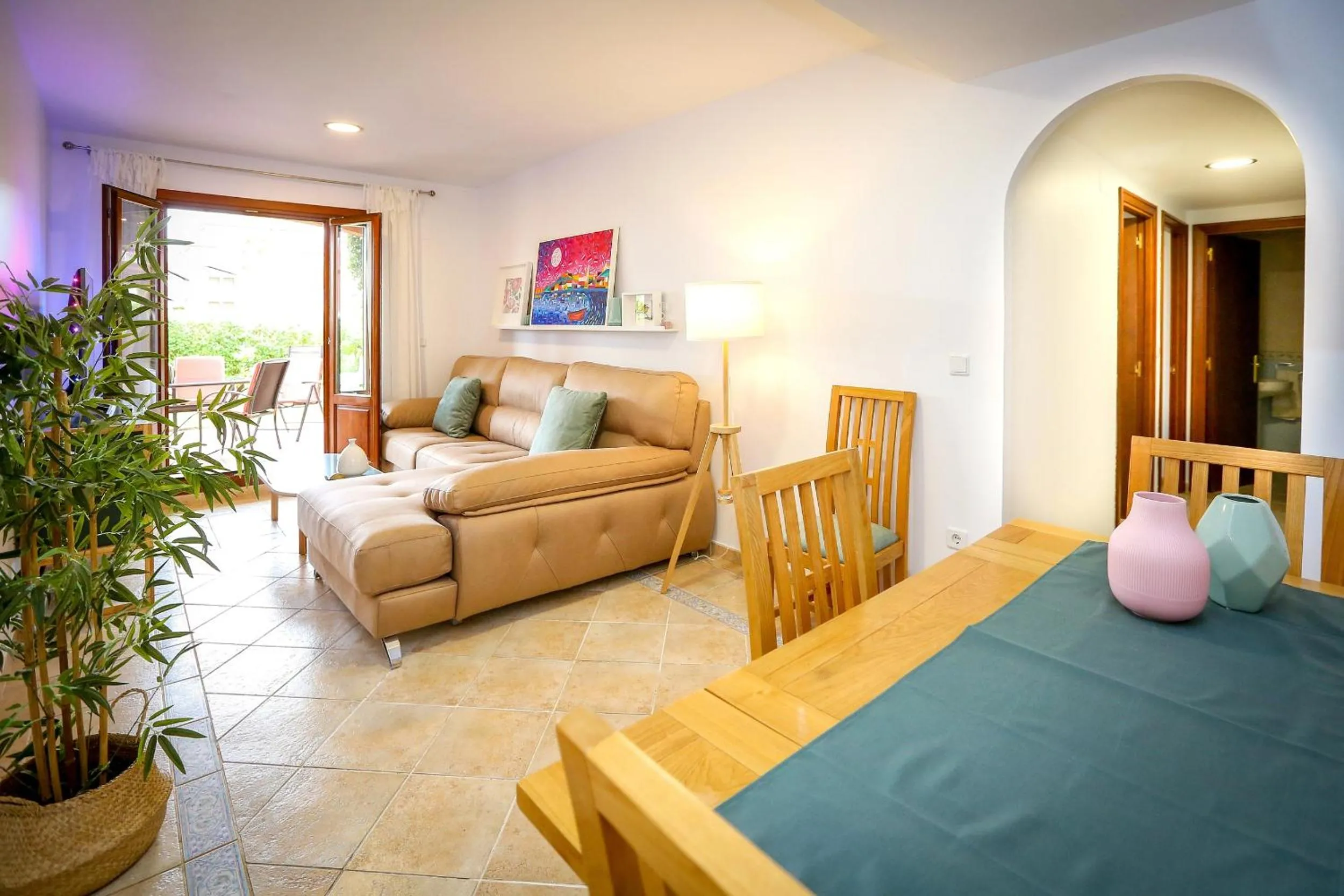 Living room in Pura Villa- Buganvillas Ayamonte