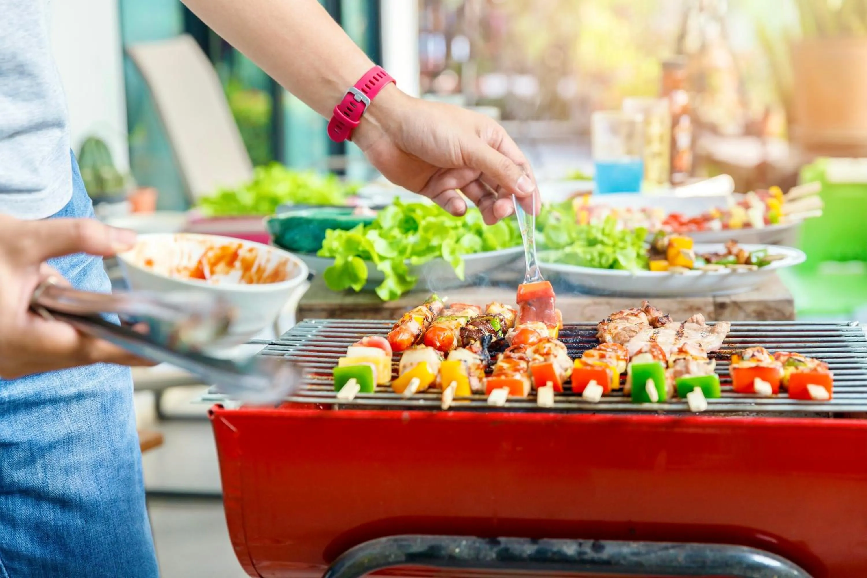BBQ facilities in Pura Villa- Buganvillas Ayamonte